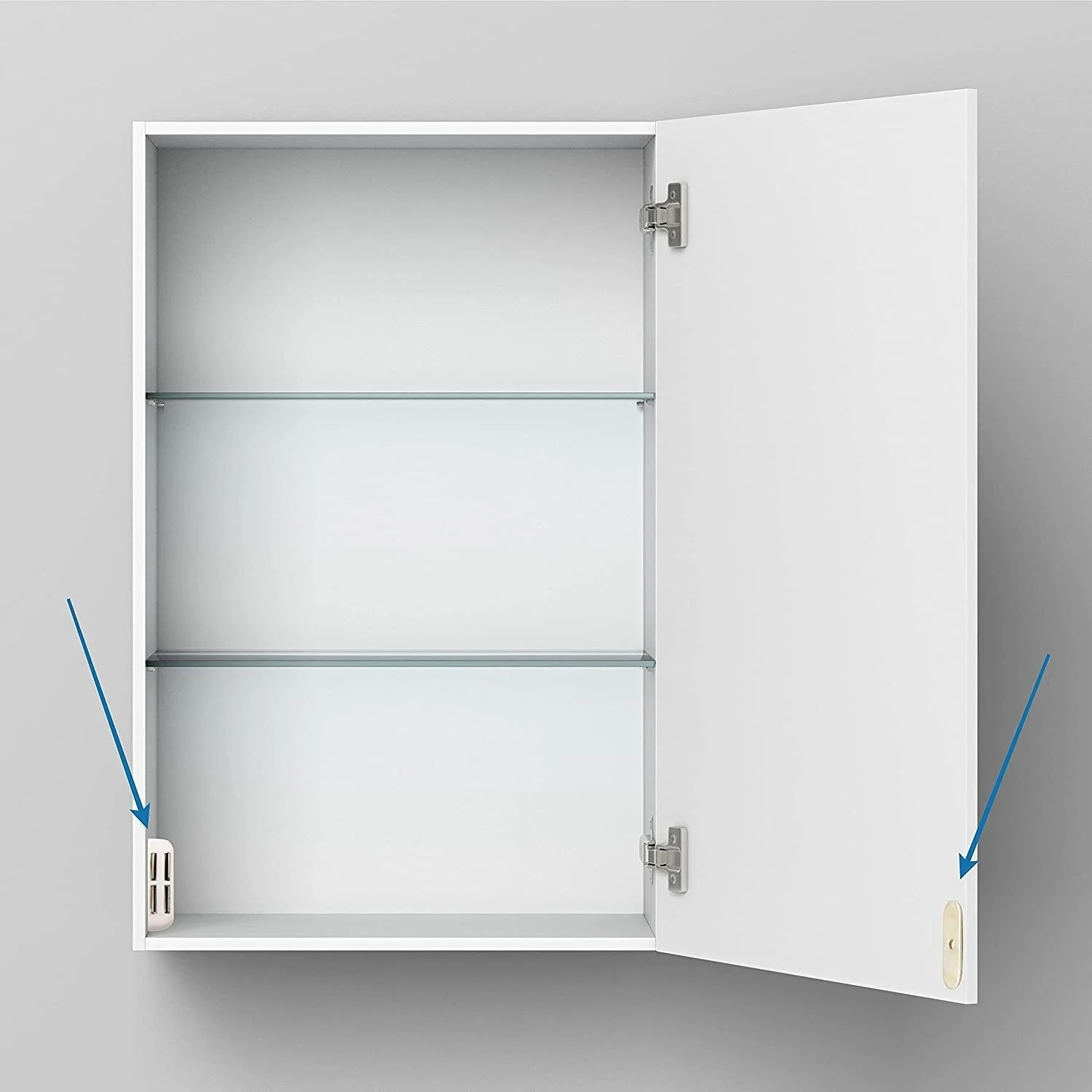 Magnetic Catch for Cabinets and Wardrobes - 4kg Pull - White - Image 4