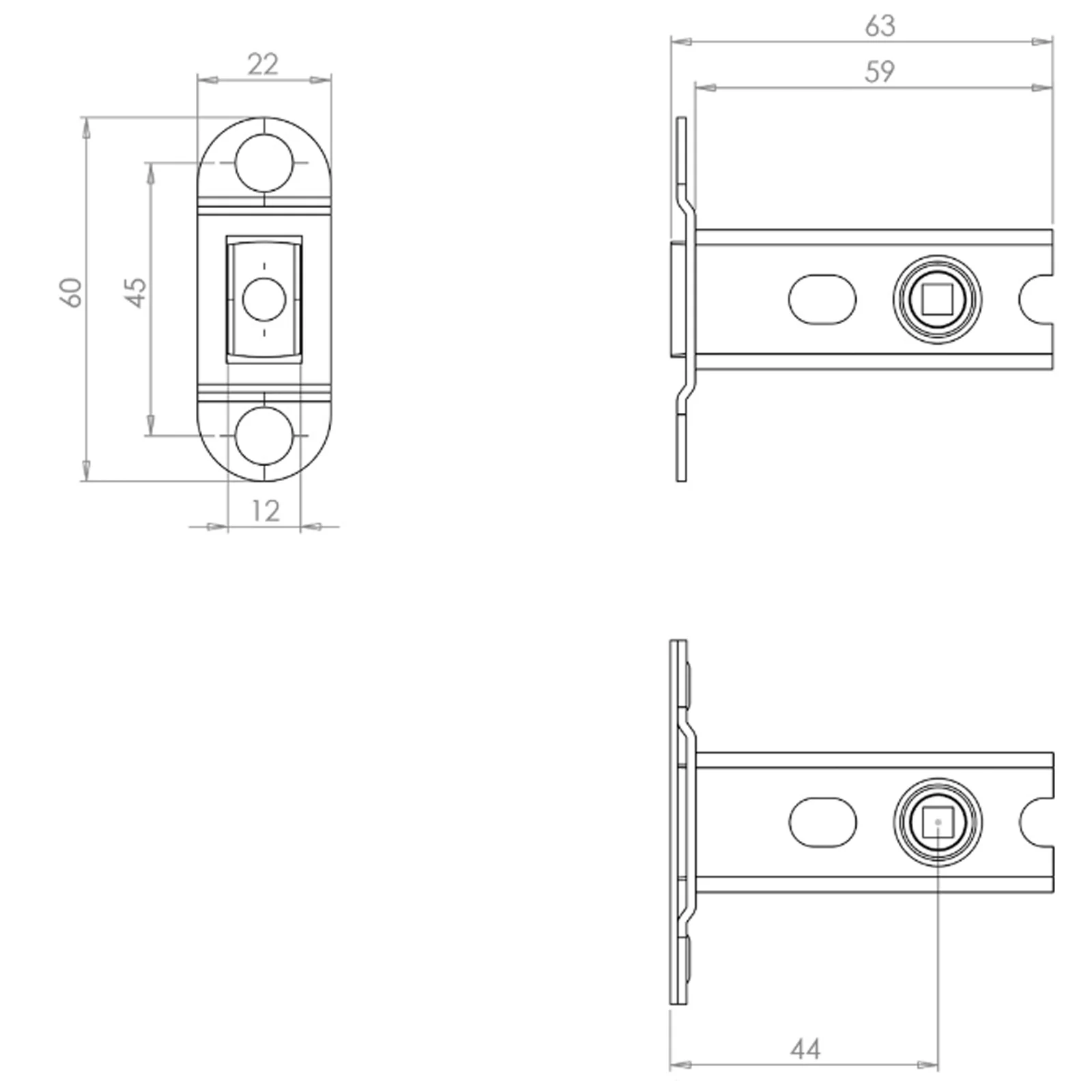 Martil Satin Brass Mortice Door Knob Kit - 76mm Bathroom Deadbolt - Image 4