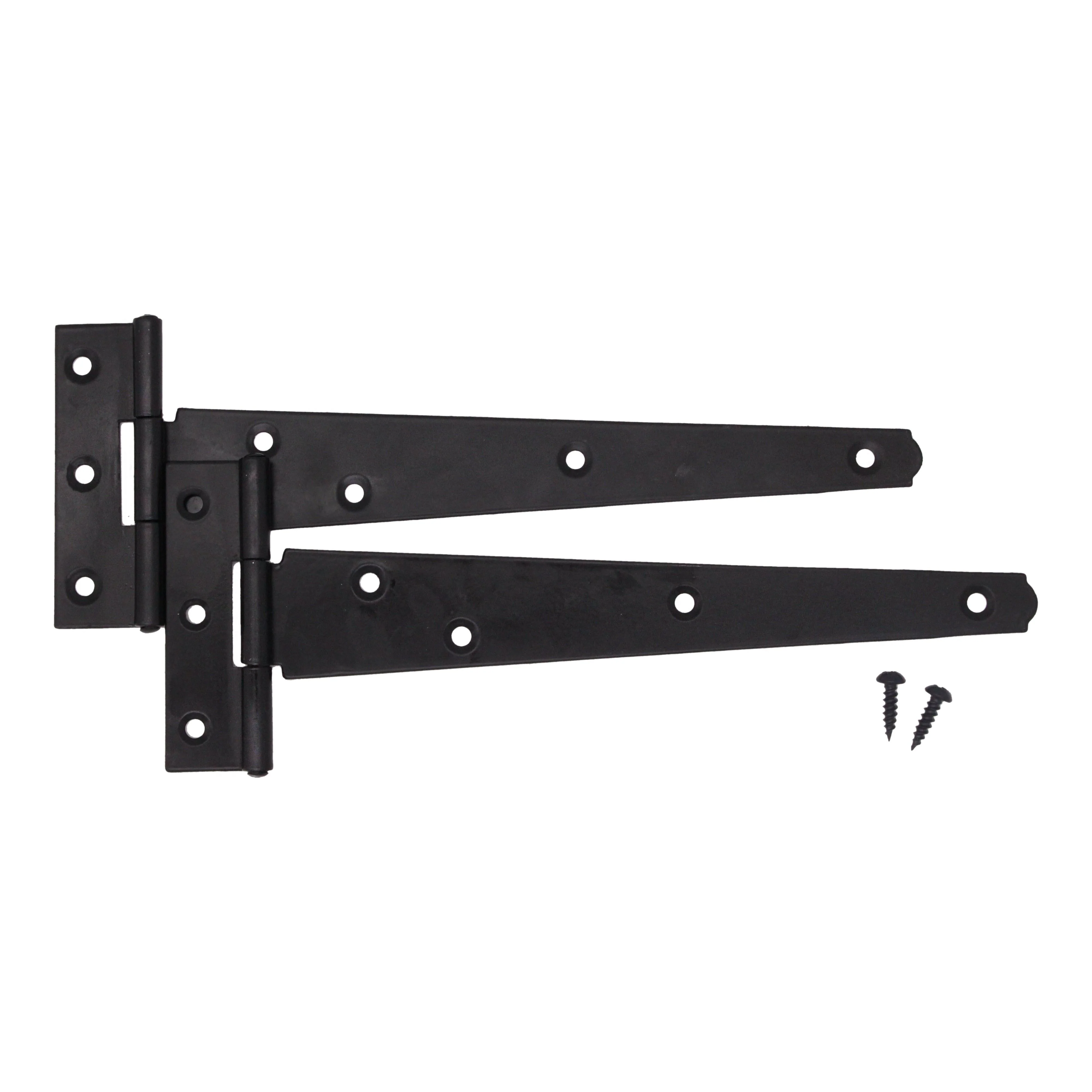 Medium Tee Door and Gate Hinge - 18 inch - Black
