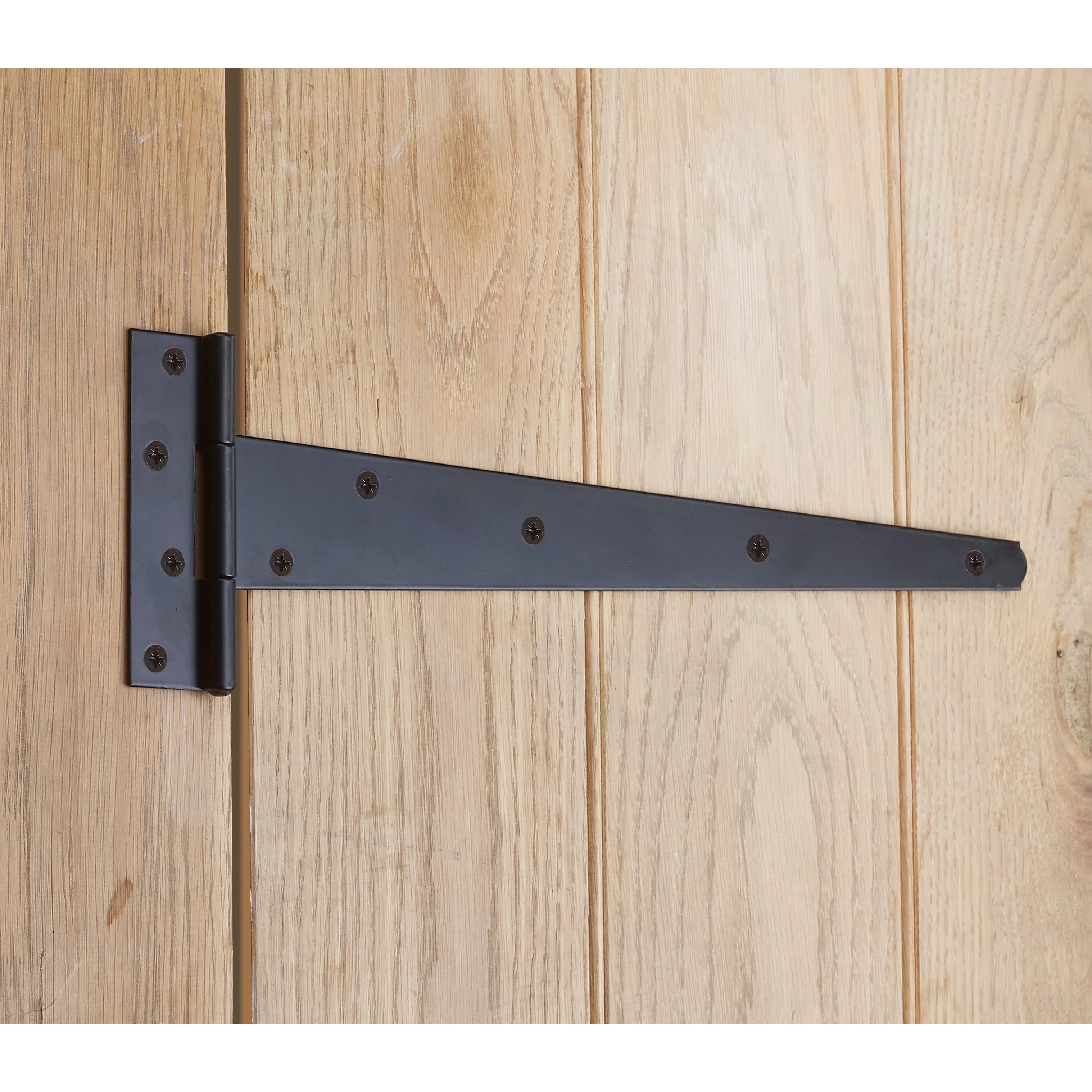 Medium Tee Door and Gate Hinge - 18 inch - Black - Image 2