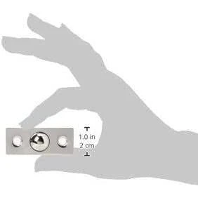 Bales Catch - 19mm (3/4 inch) - Nickel Plated Plates - Image 4