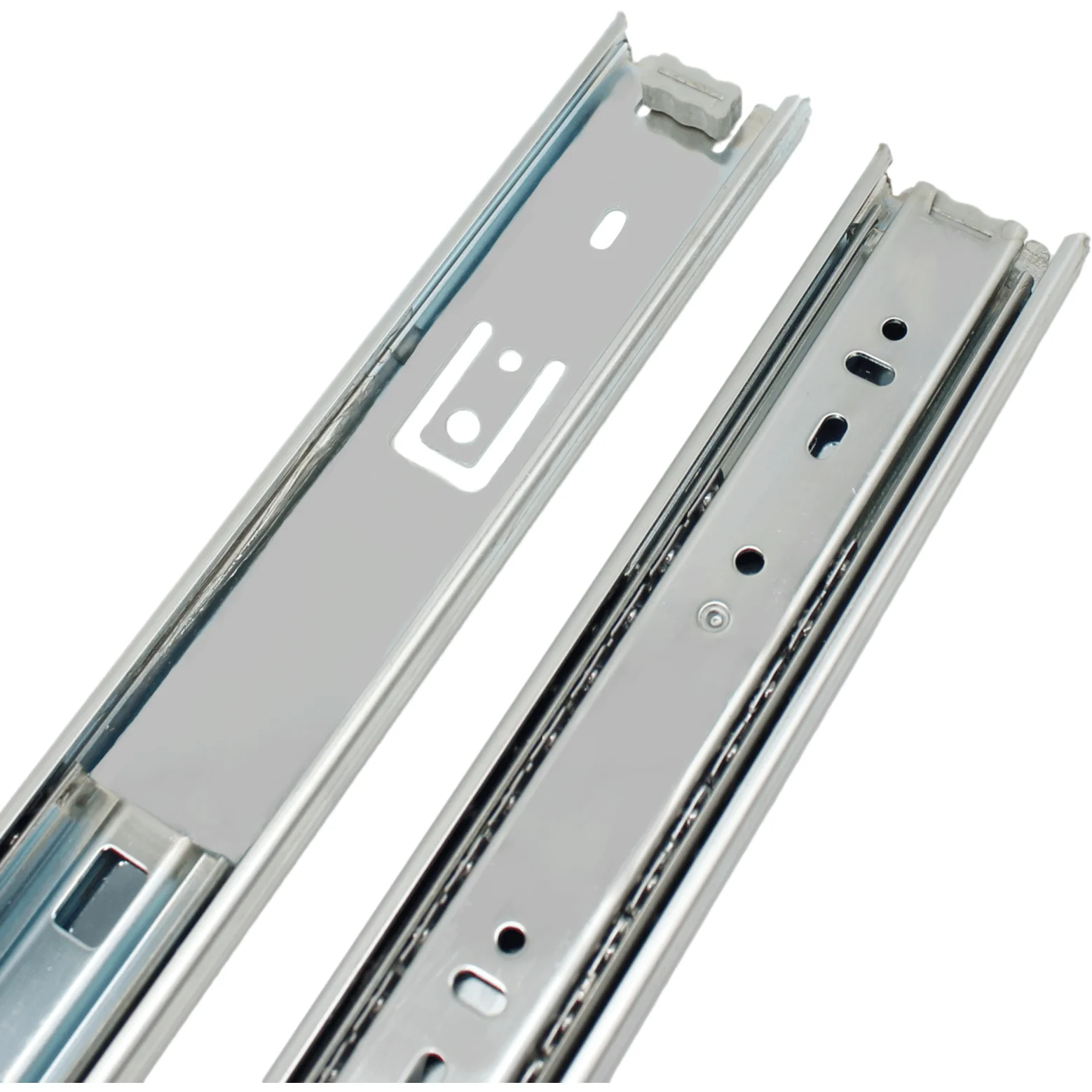 Metal Ball Bearing Drawer Runner Full Extension Zinc - 500mm x 45mm - Image 4