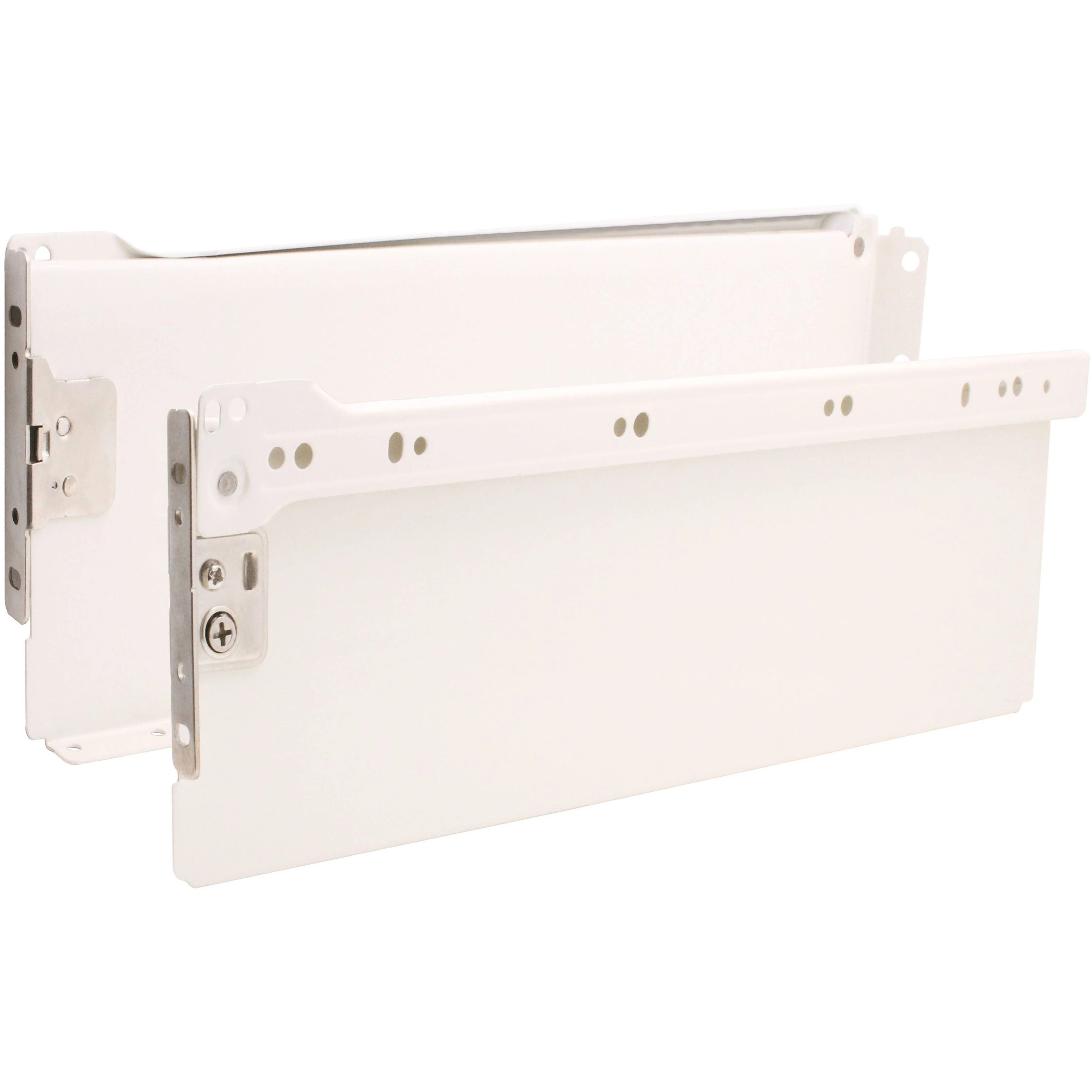 Metal Drawer Box Side Pack 30kg H85 x L450mm Ext 75% Cream