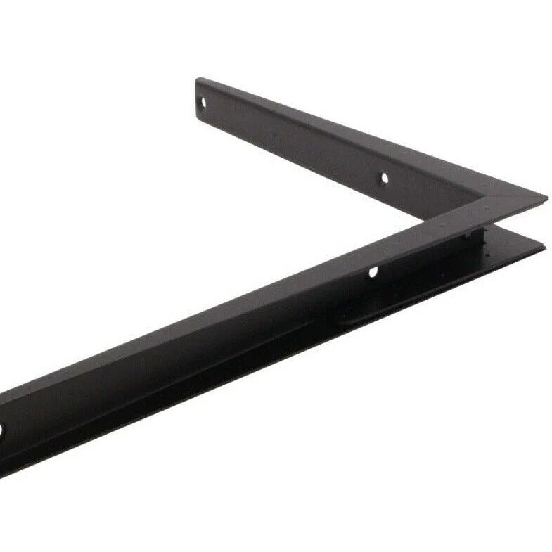 Mitre Shelf Bracket - 200 x 200mm - Black - Image 3