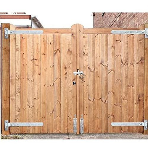 Monkey Tail Garage Drop Bolt & 2 Keep Types - 300mm 12 Inch - Galvanised - Image 4