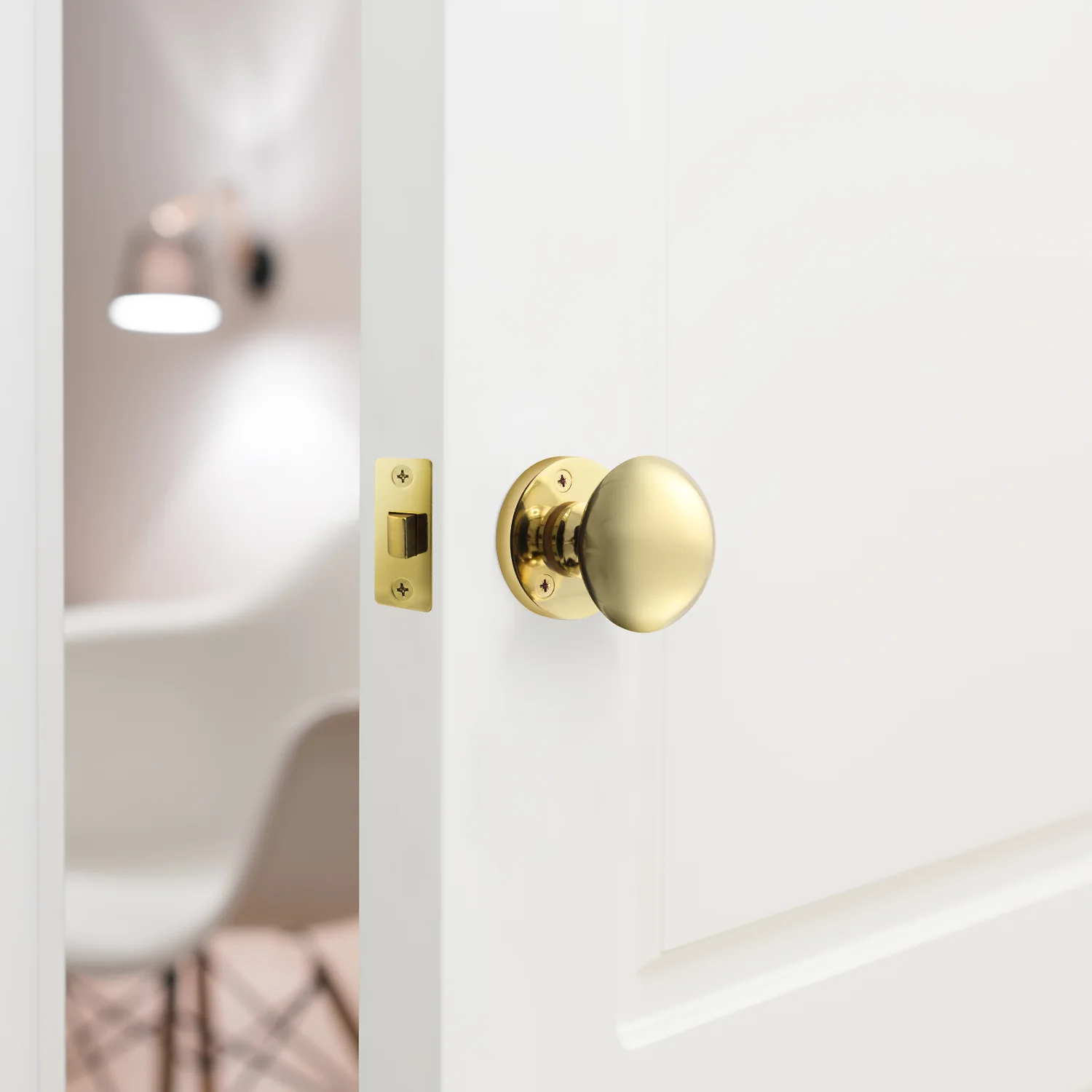 Victorian Polished Brass Mortice Door Knob - Image 6