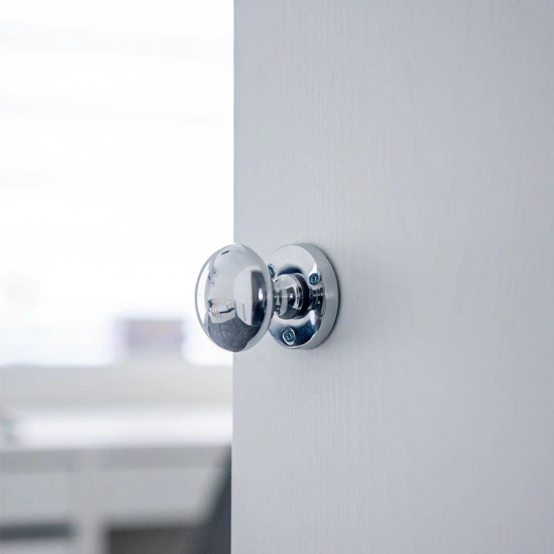 Victorian Polished Chrome Mortice Door Knob - Image 6