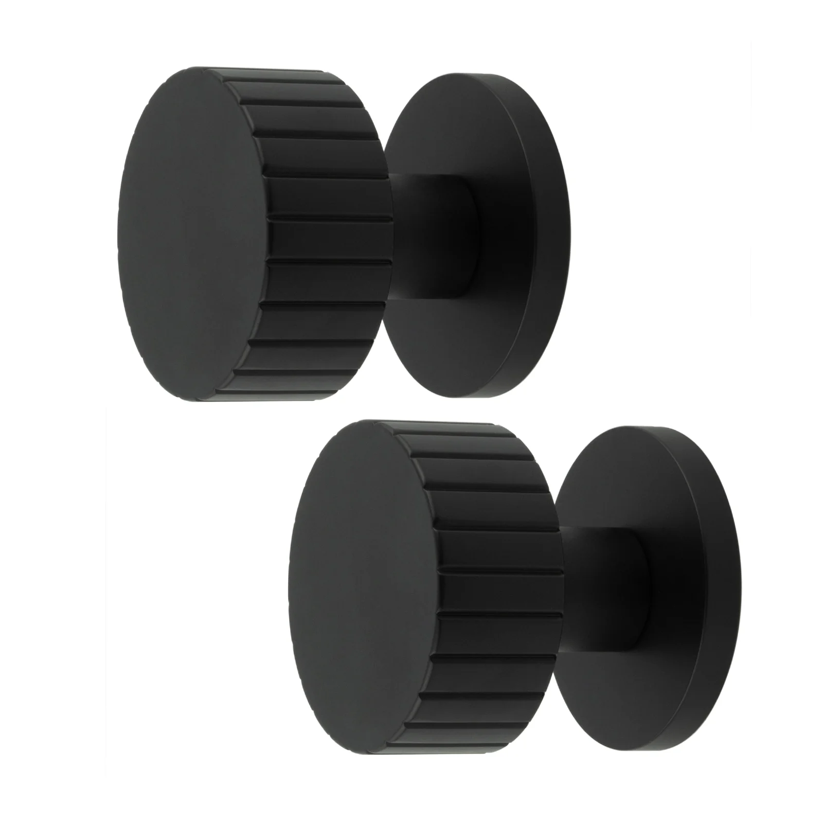 Nador Matt Black Mortice Door Knob
