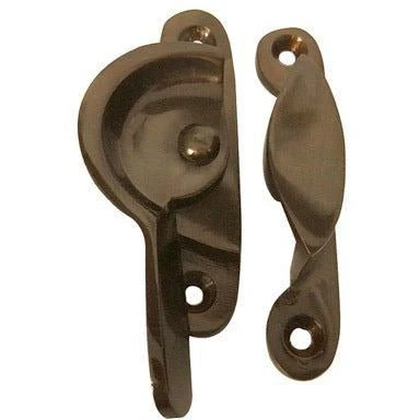 Narrow Fitch Fastener - Dark Bronze - 65mm