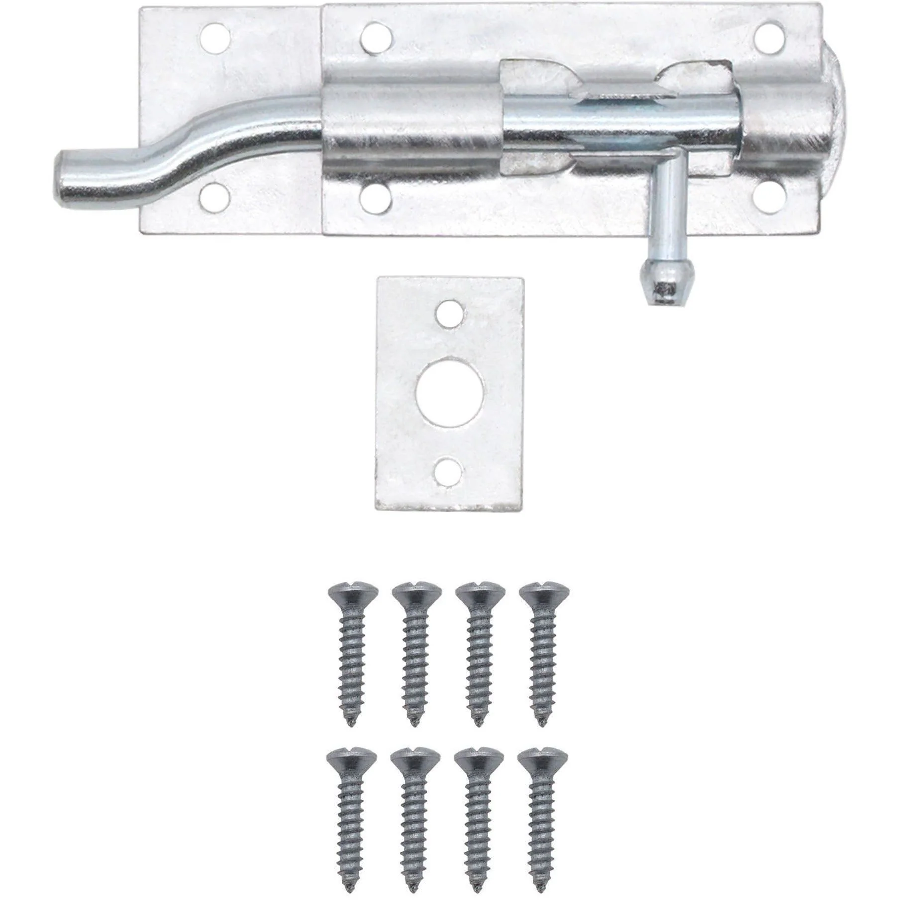 Necked Tower Bolt - 4 Inch / 100 mm - Galvanised
