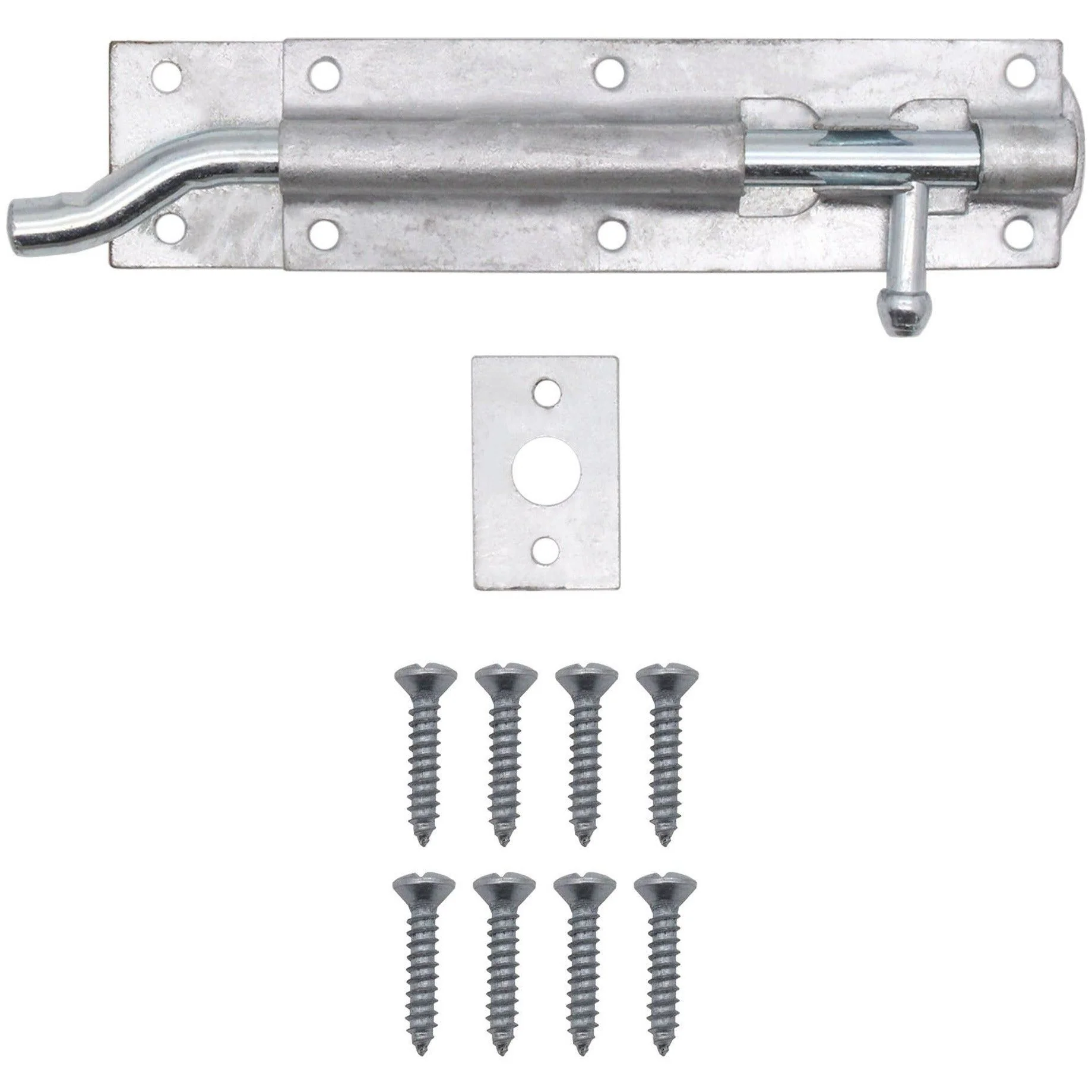Necked Tower Bolt - 6" / 150 mm - Galvanised