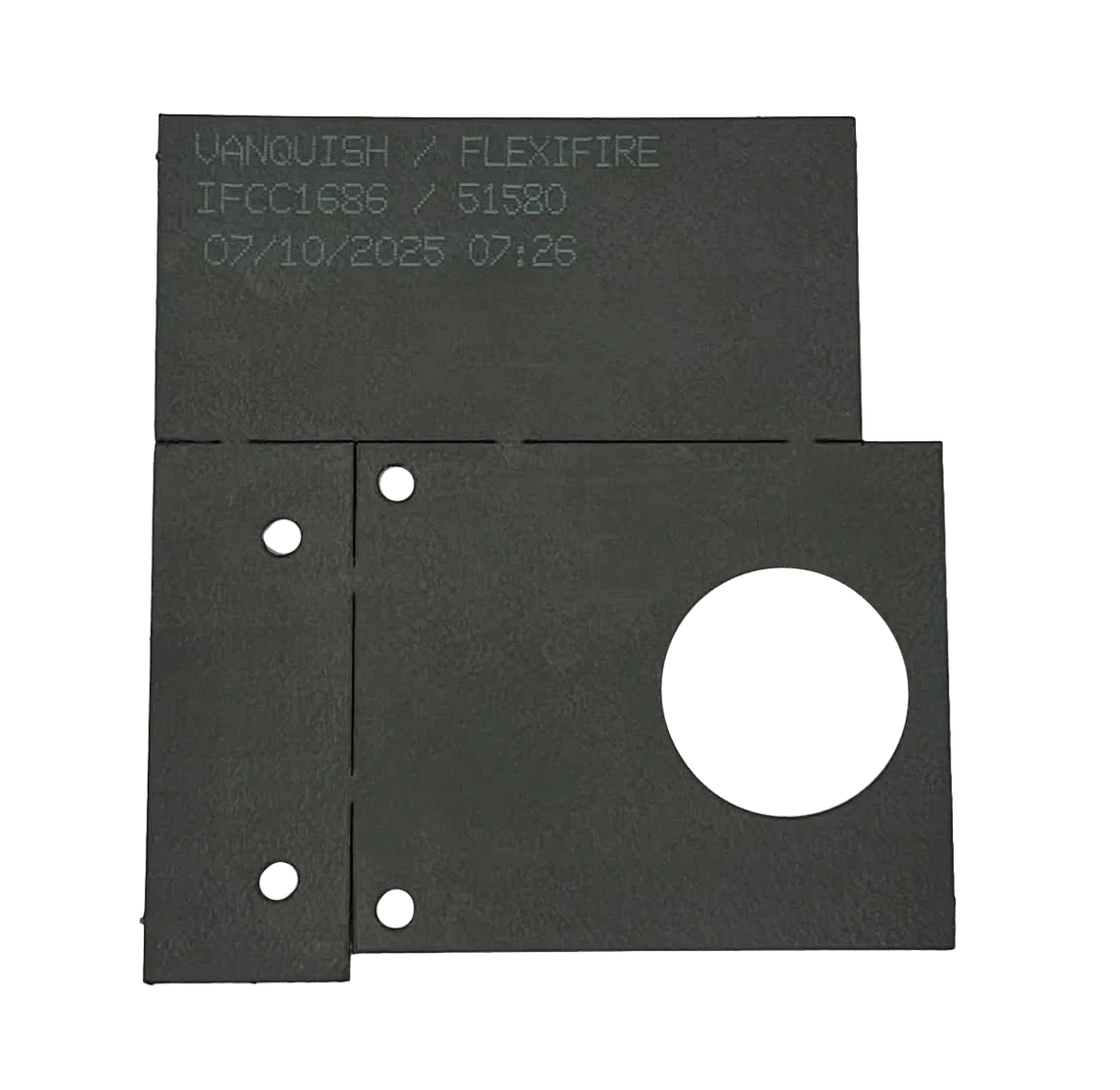 Nightlatch Intumescent Kit - 1mm Graphite - FD30/60
