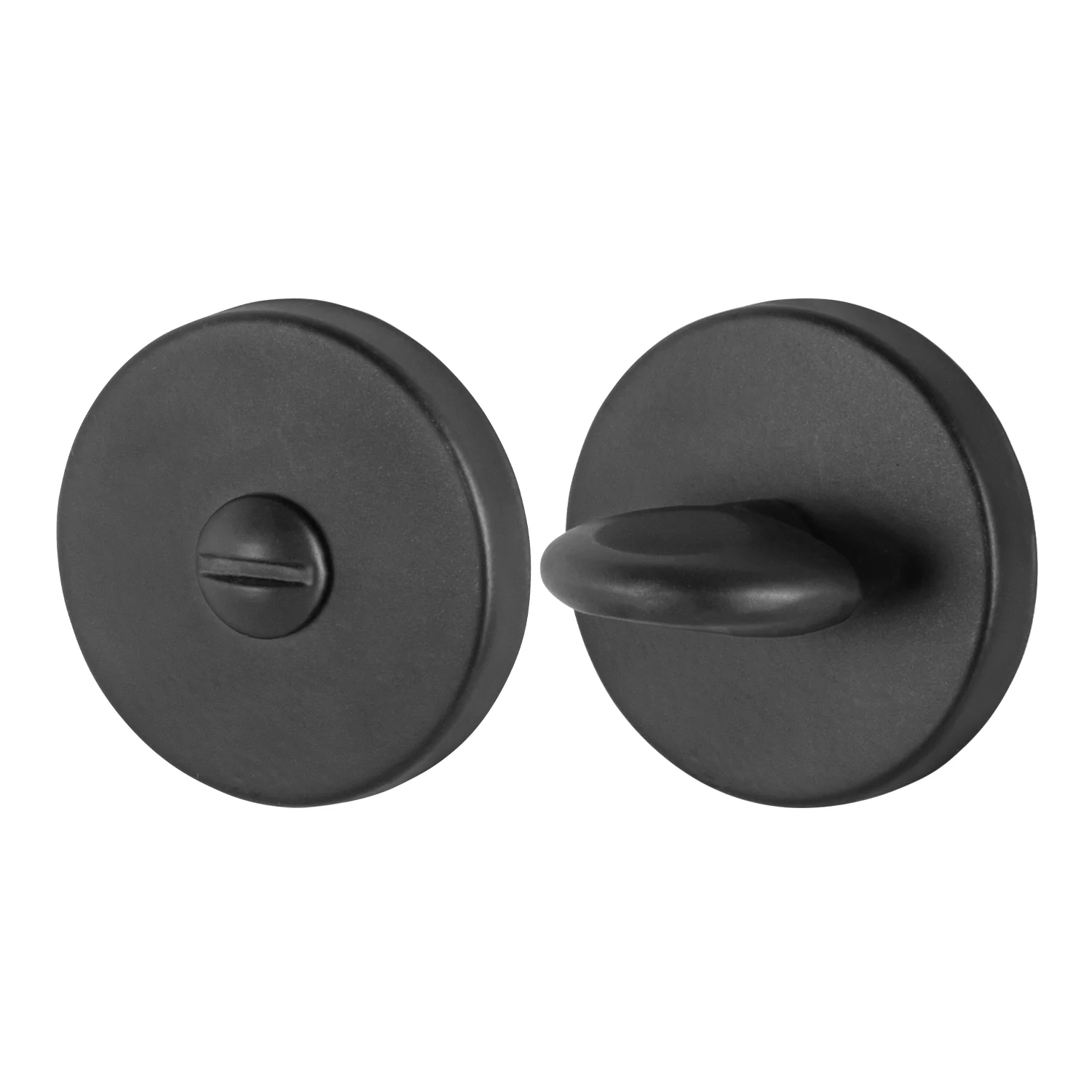 Matt Black Bathroom Turn & Release Set