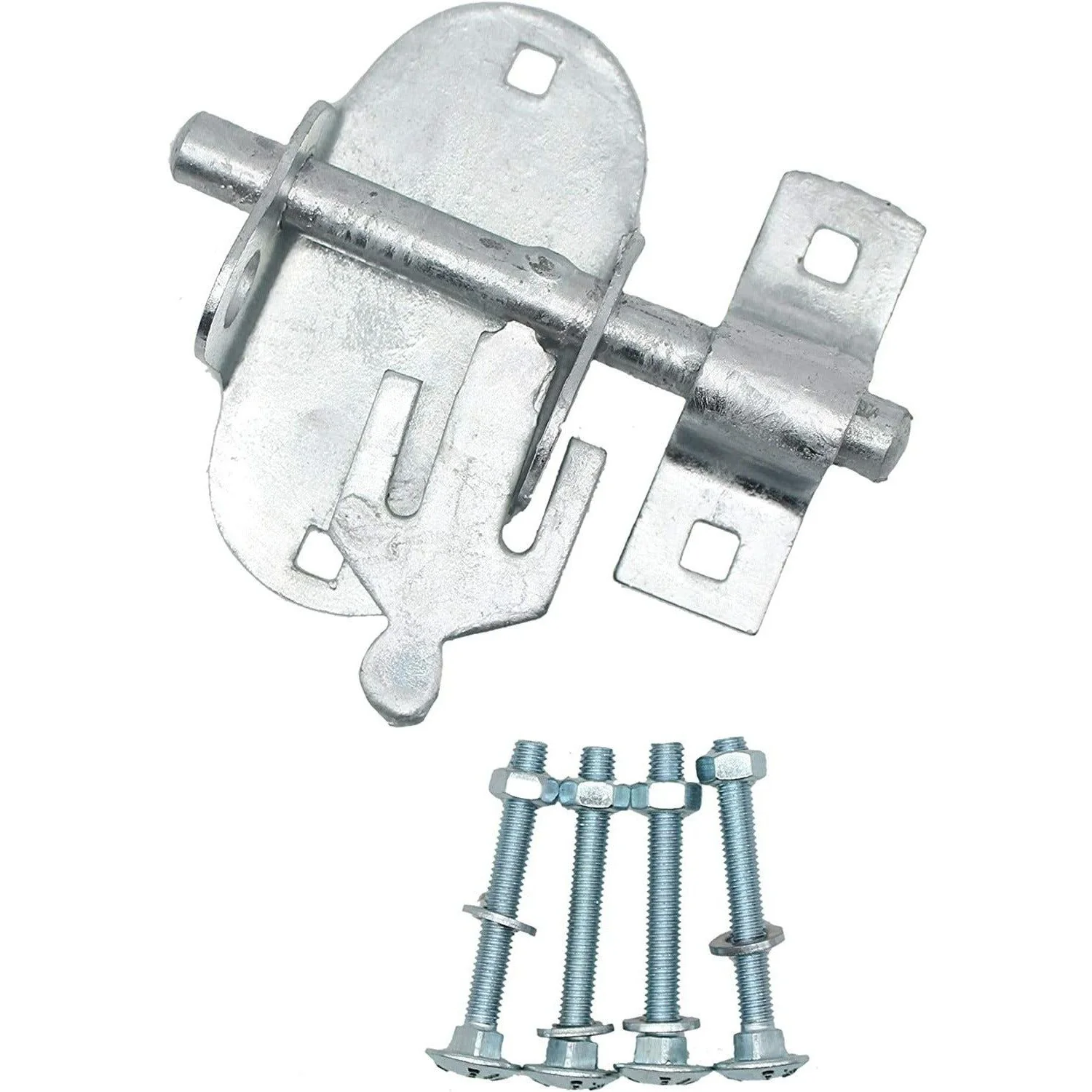 Oval Pad Lock Bolt - 4" / 100mm - Hot Dip Galvanised