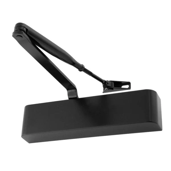 Commercial Grade Fire Door Closer - Power Size 2-4 - Door Weight to 80kg - CE Marked - Black