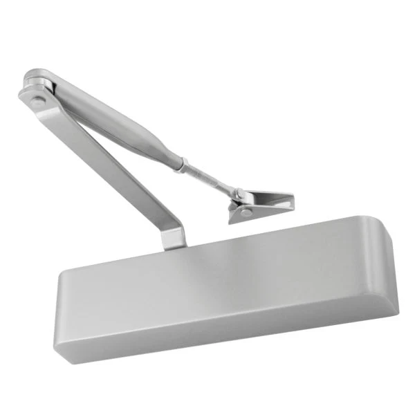 Commercial Grade Fire Door Closer - Power Size 2-4 - Door Weight to 80kg - CE Marked - Satin Nickel