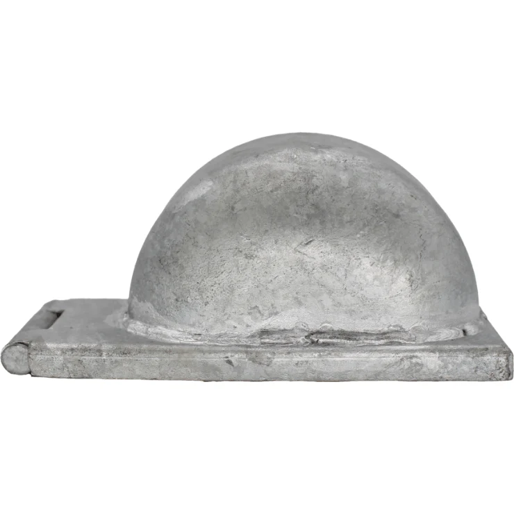 Heavy Hasp Staple With Padlock Protection - Galvanised - Left Hand - Image 4