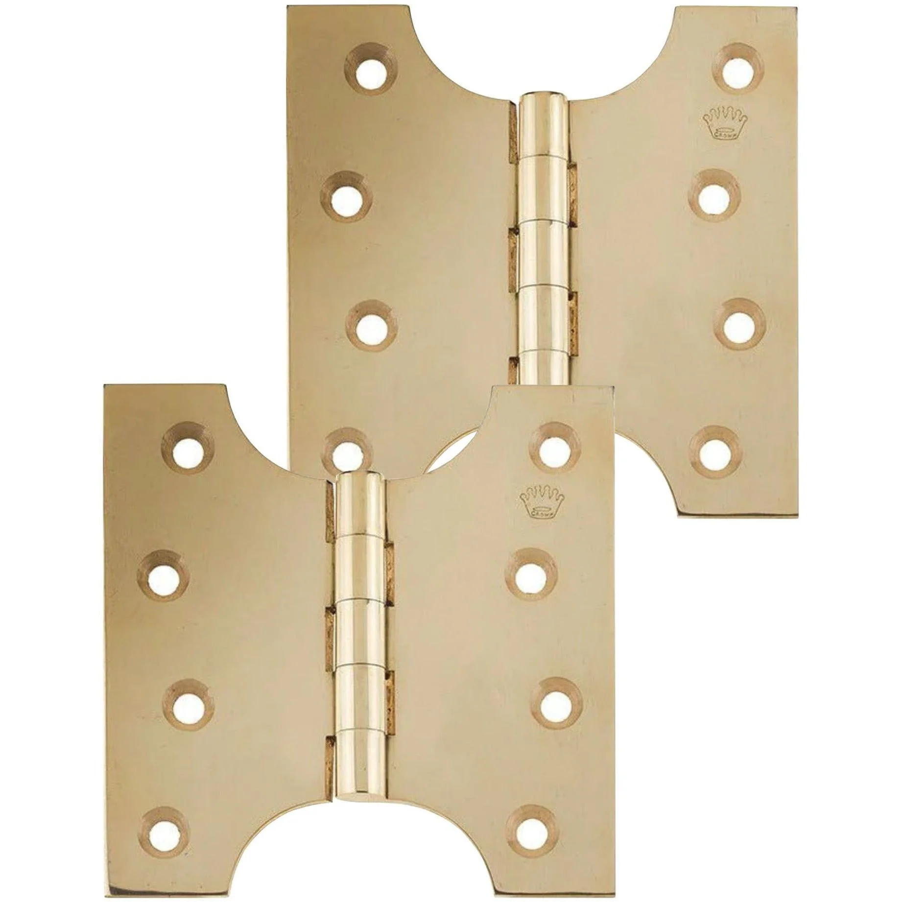 Parliament Hinge - 102x102x4mm - Polished Brass - Image 2