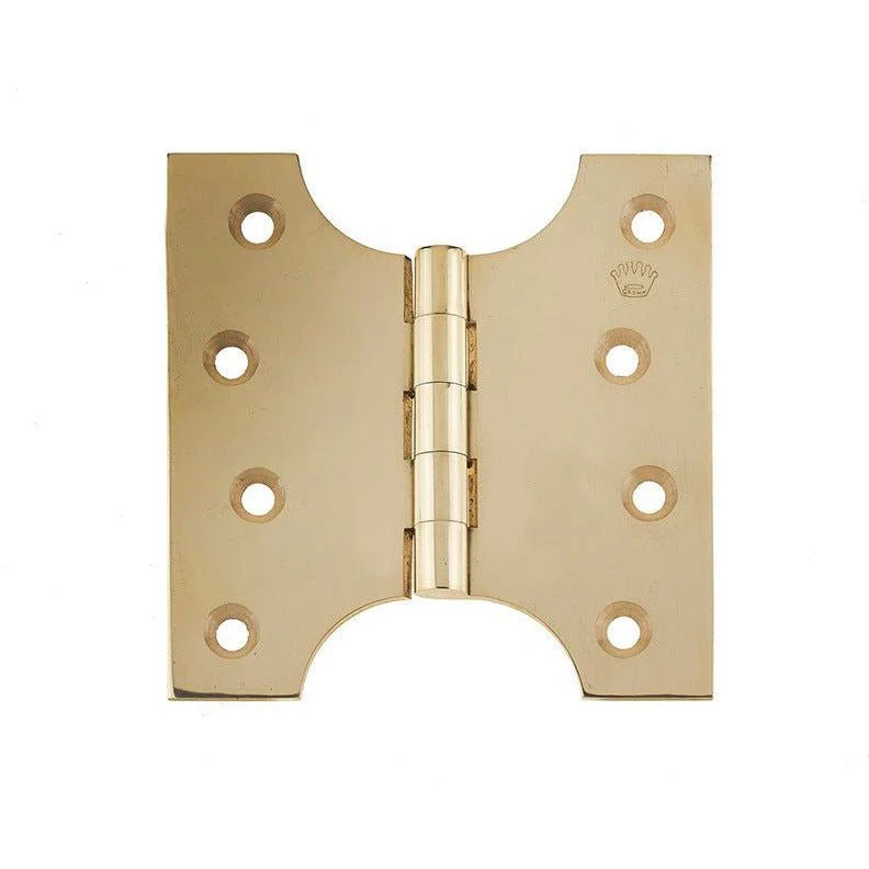 Parliament Hinge - 102x102x4mm - Polished Brass - Image 3