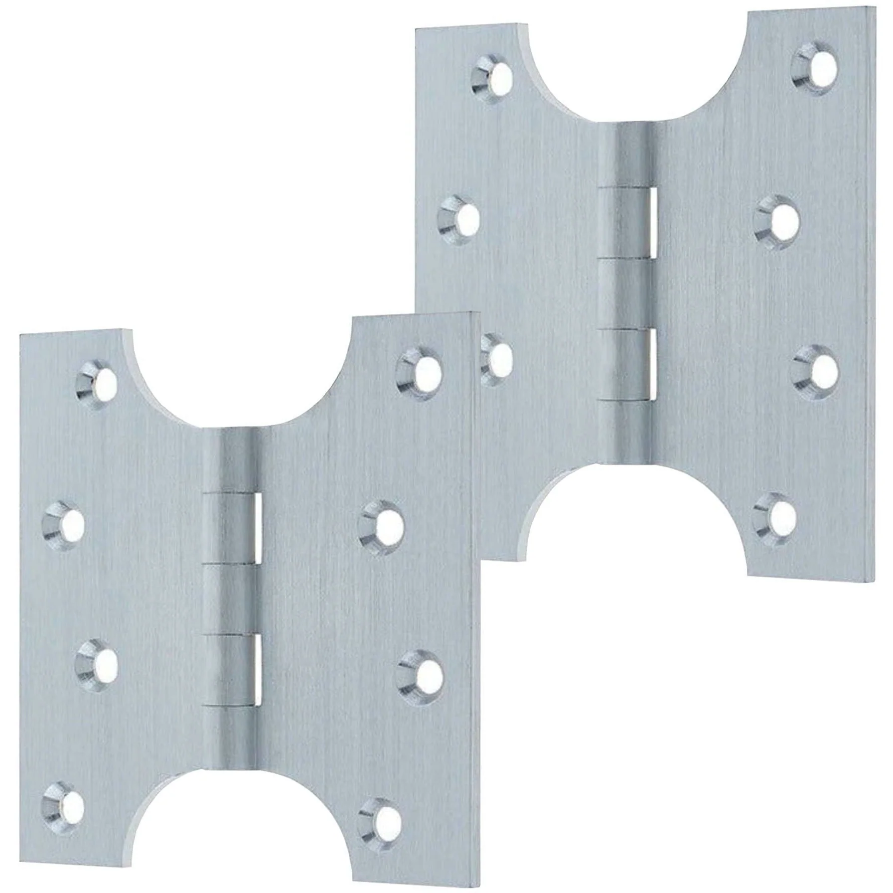 Parliament Hinge - 102x150x4mm - Satin Chrome