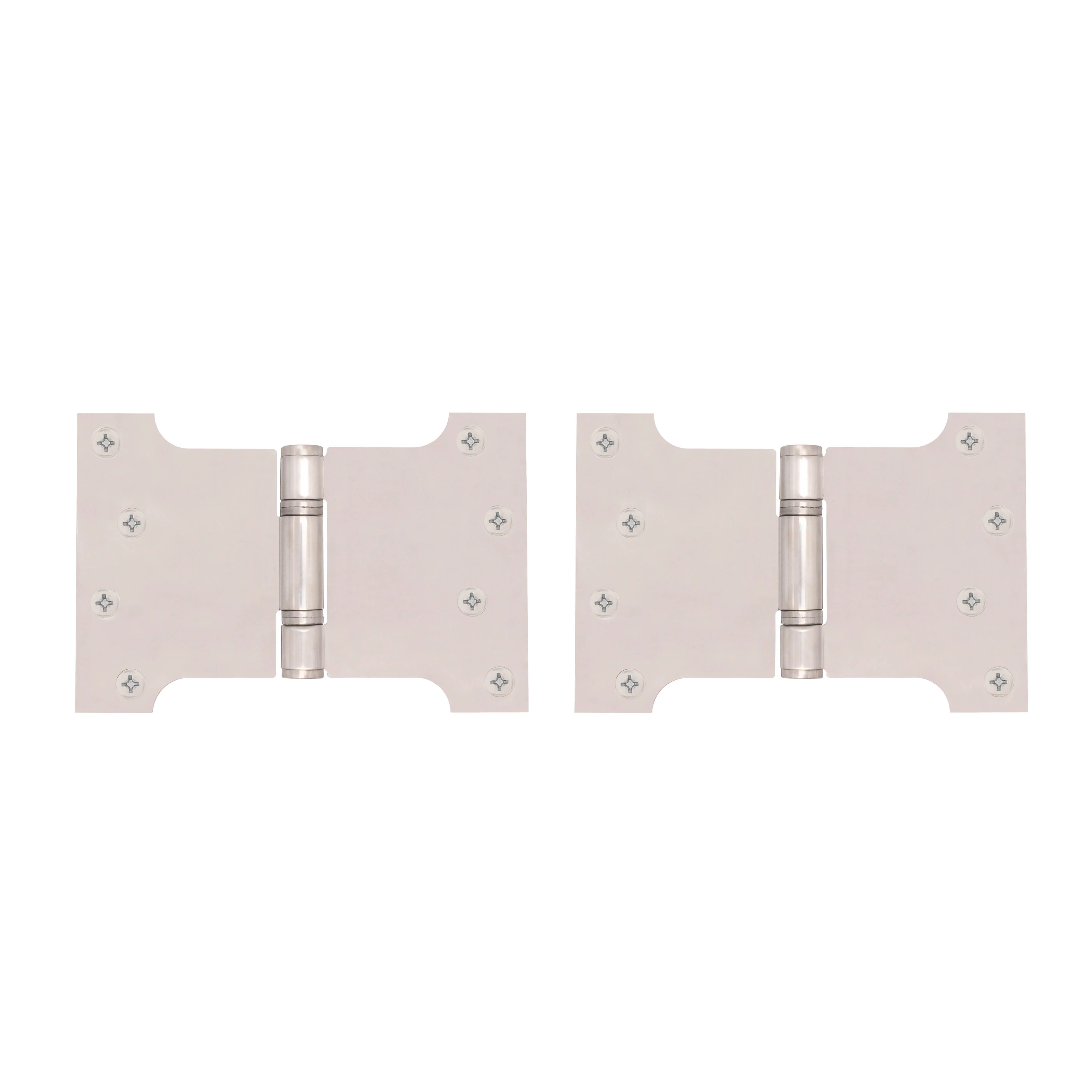Parliament Projection Fire Door Hinges 4" Grade 13 - 102x102x152x3mm - Polished Stainless Steel