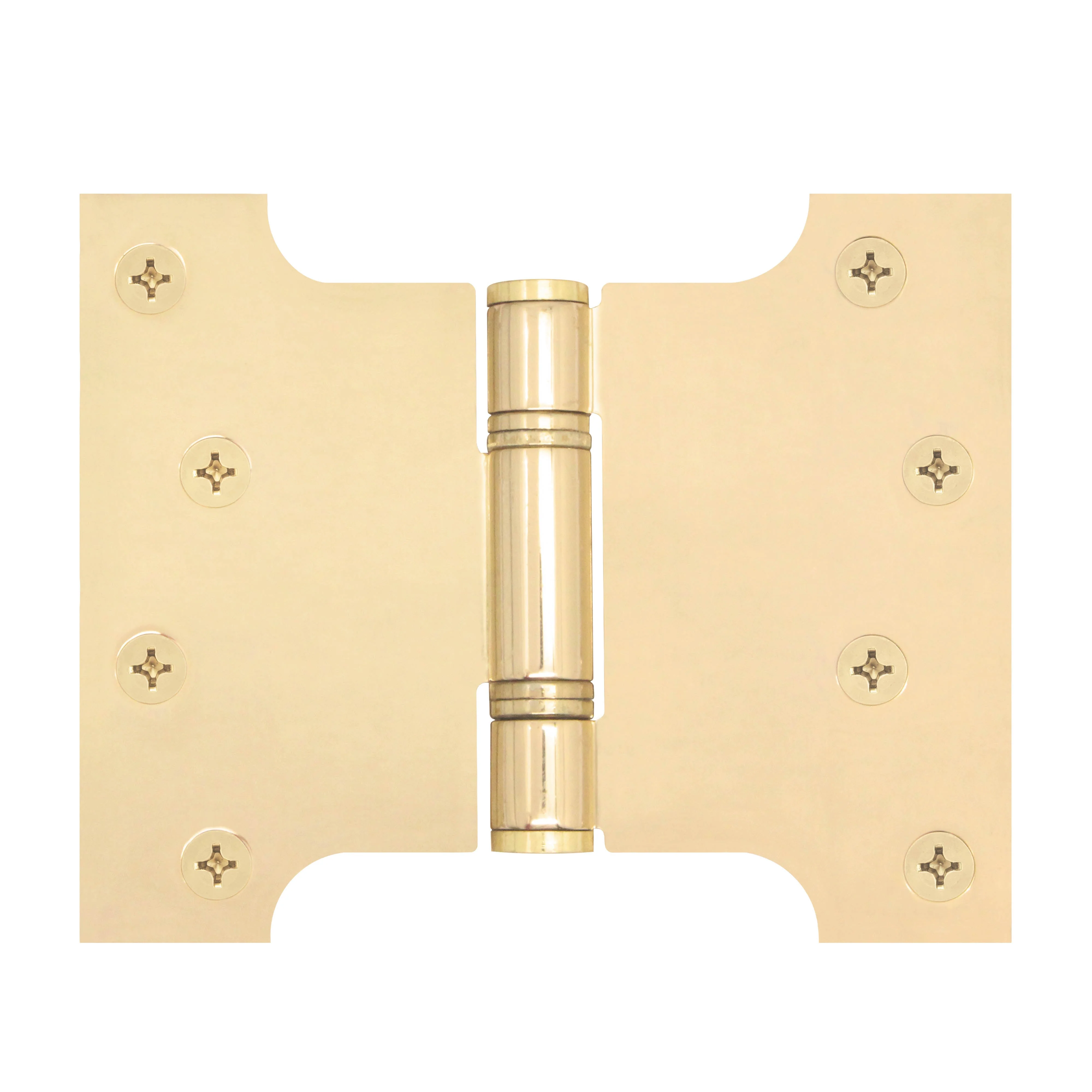 Parliament Projection Fire Door Hinges 4" Grade 13 - 102x102x152x3mm - PVD Brass - Image 6