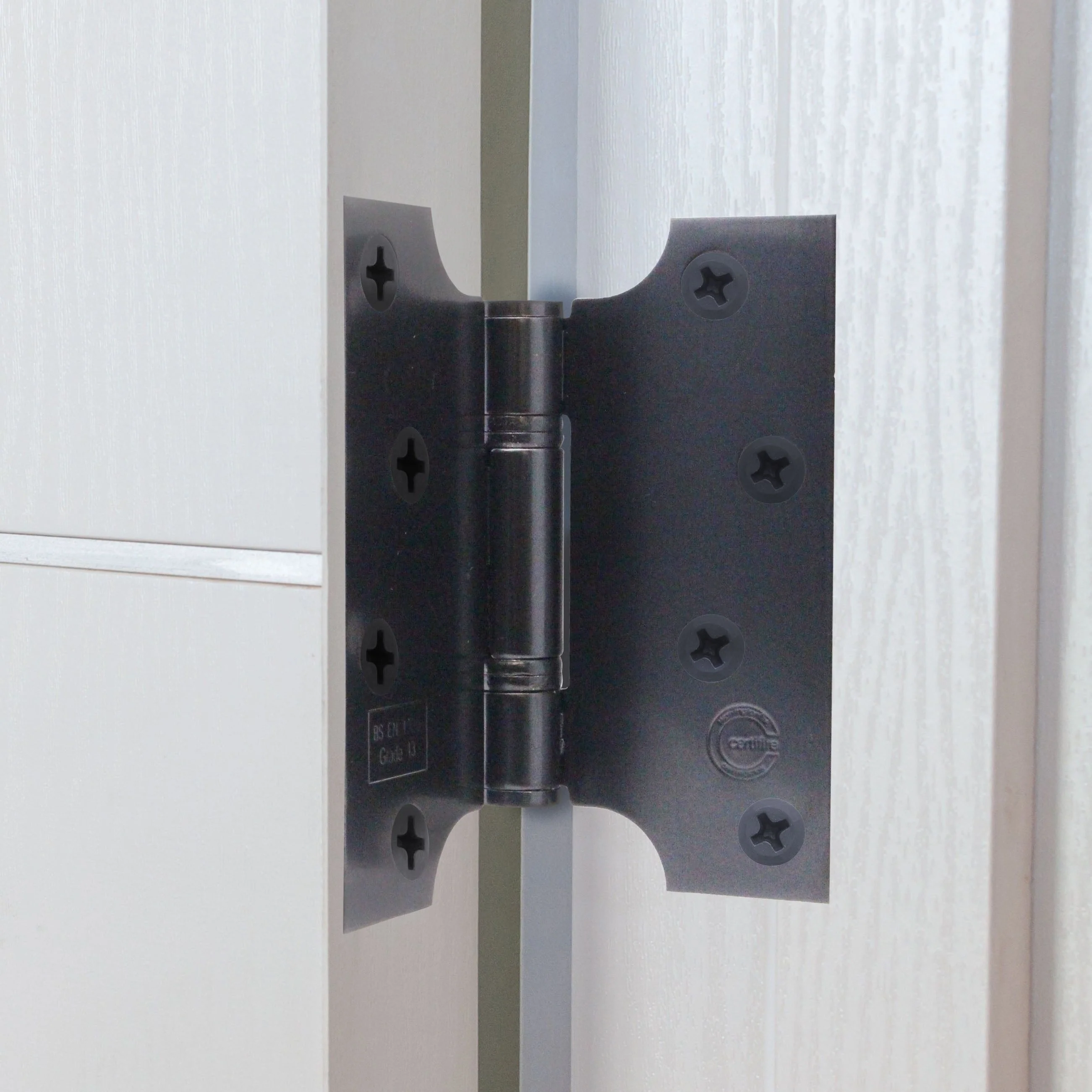 Parliament Projection Fire Door Hinges 4" Grade 13 - 102x51x102x3mm - Black - Image 7