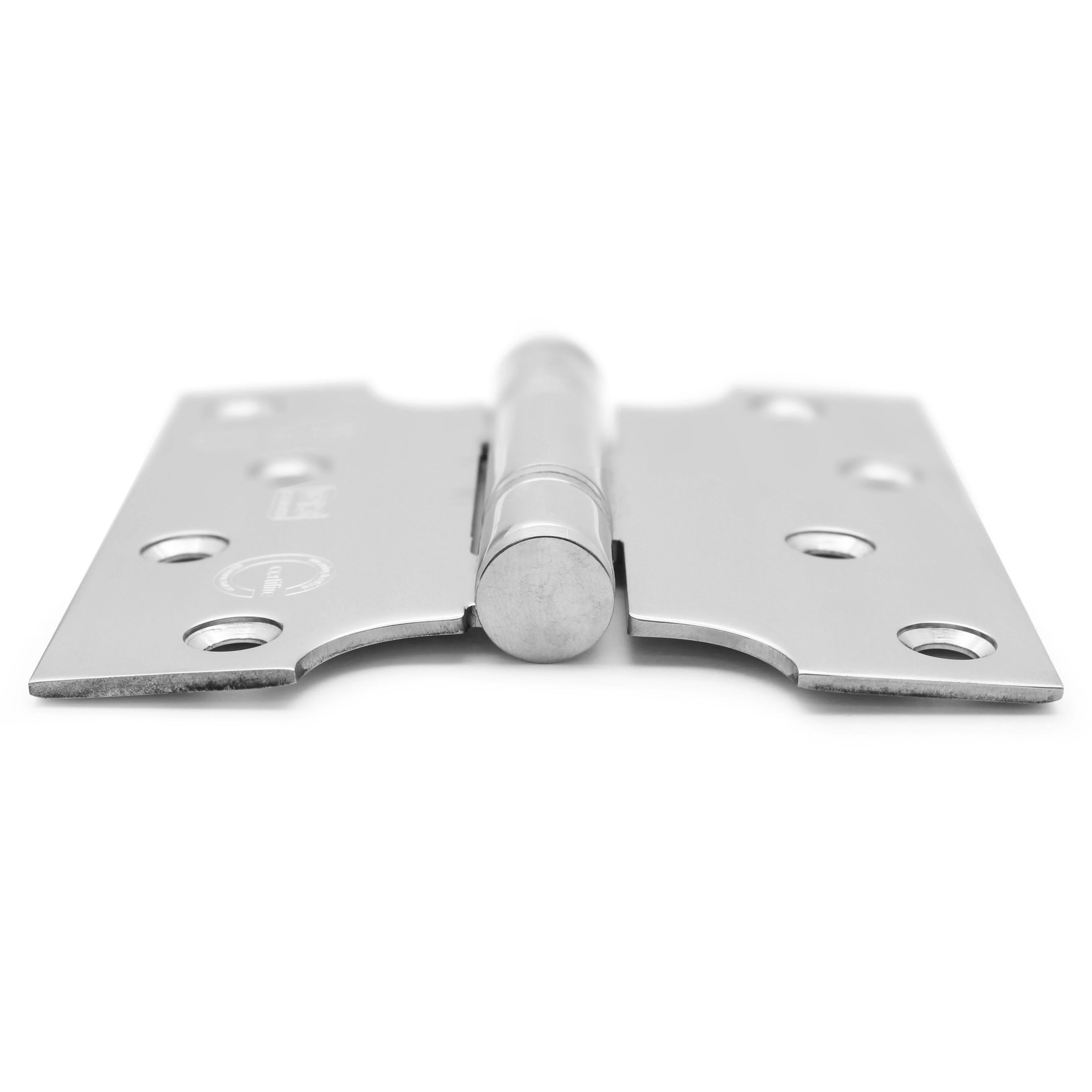 Parliament Projection Fire Door Hinges 4" Grade 13 - 102x51x102x3mm - Polished Stainless Steel - Image 8