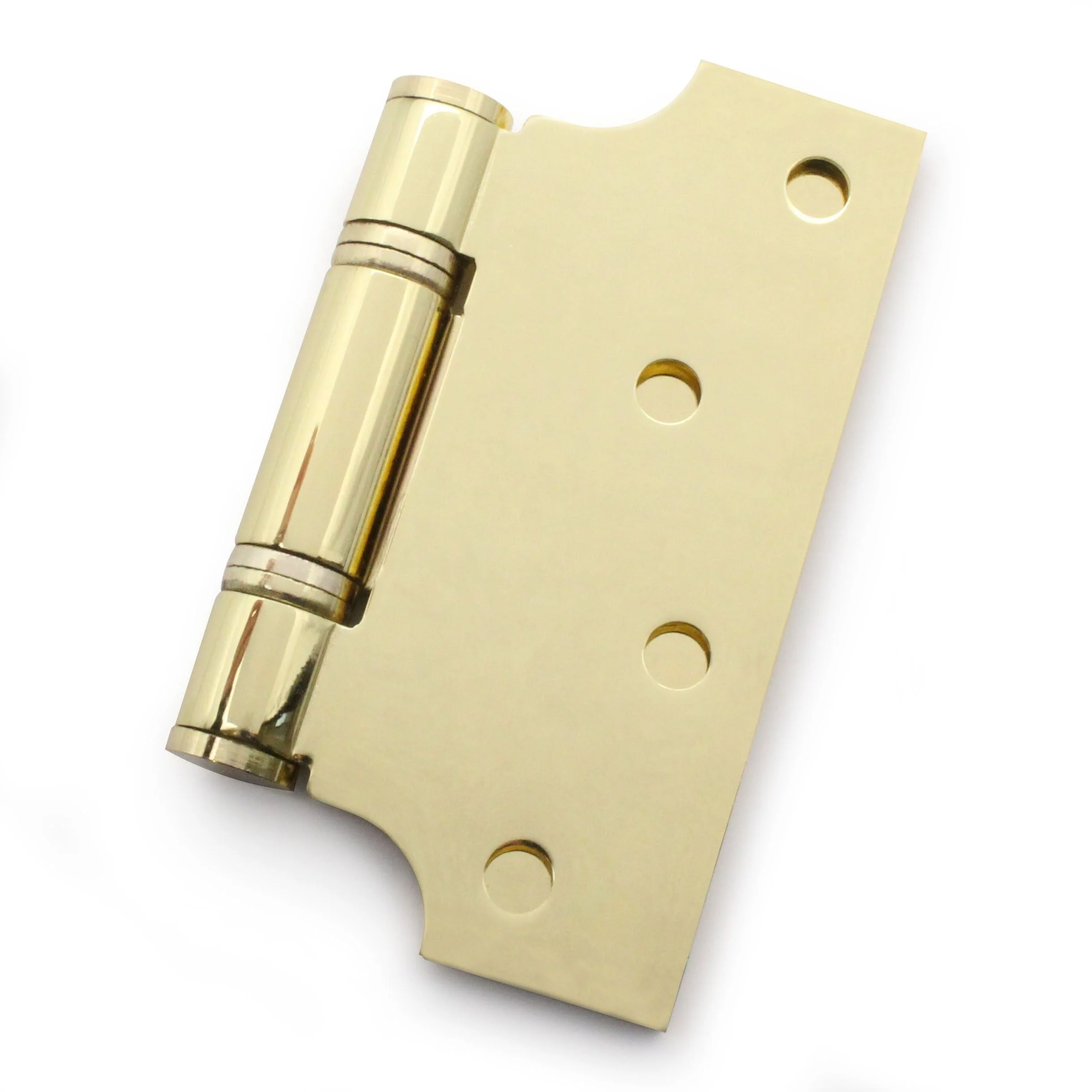 Parliament Projection Fire Door Hinges 4" Grade 13 - 102x51x102x3mm - PVD Brass - Image 6