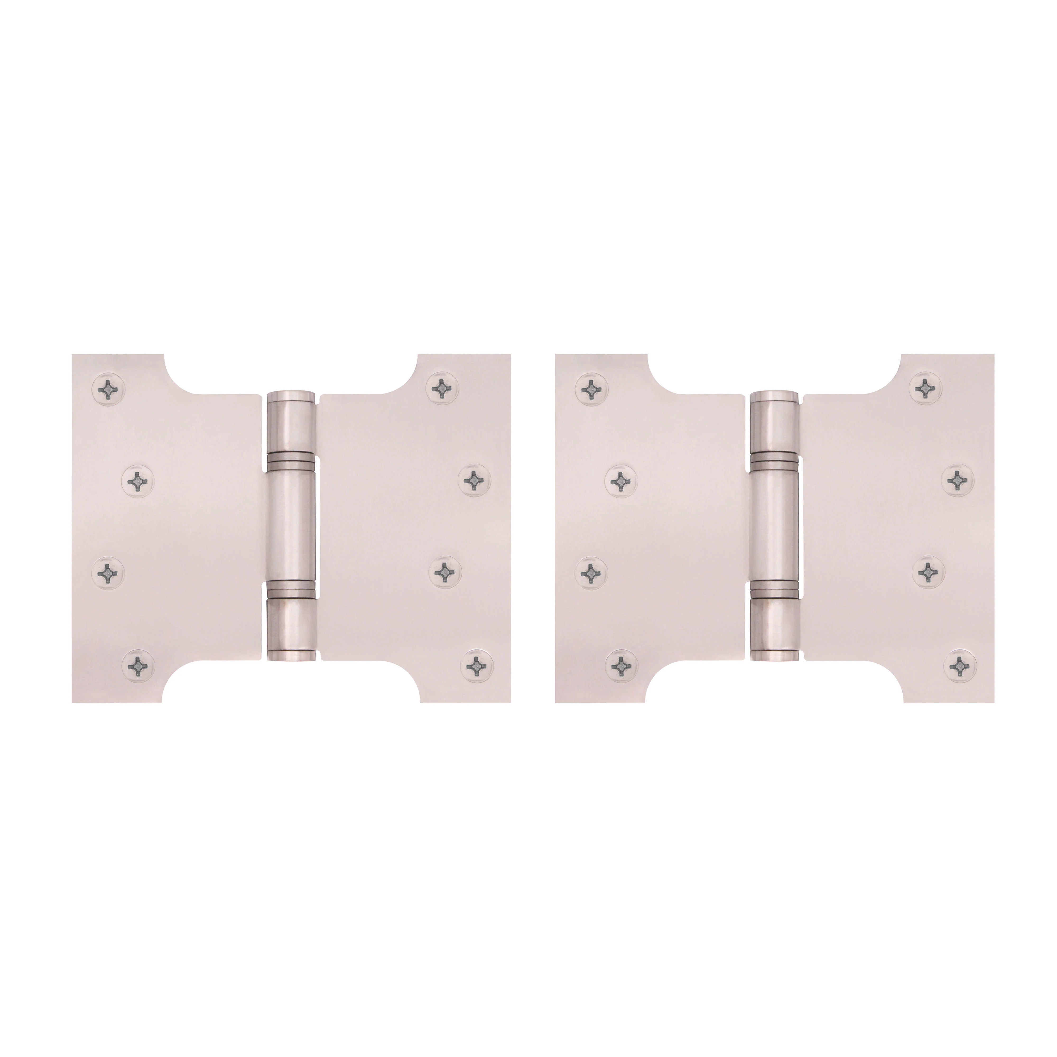 Parliament Projection Fire Door Hinges 4" Grade 13 - 102x76x127x3mm - Satin Stainless Steel