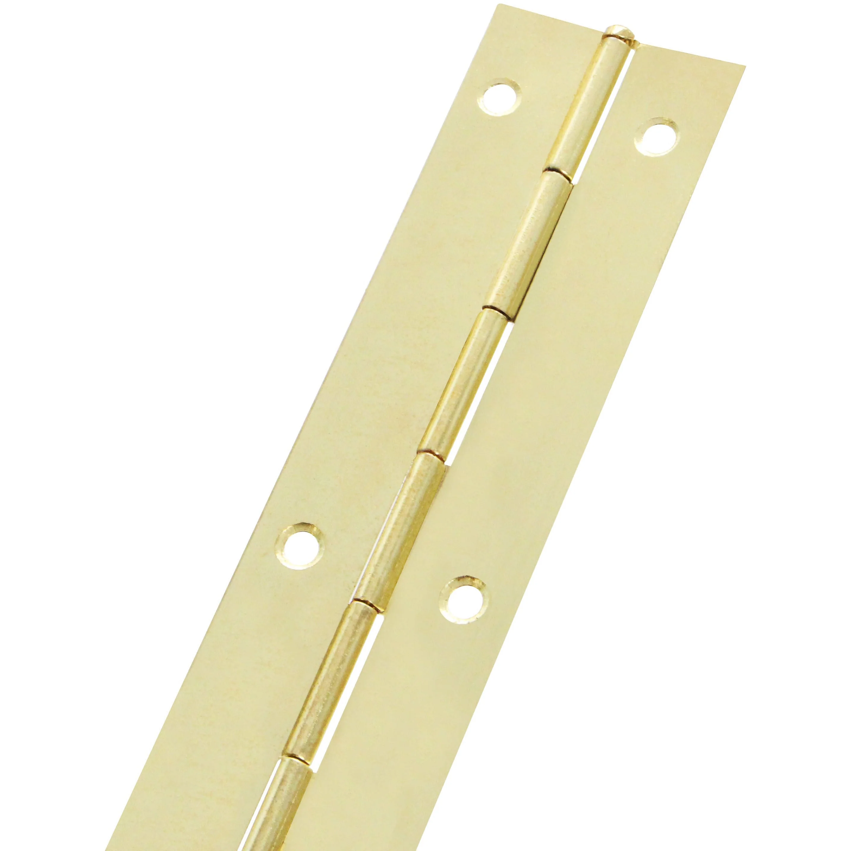 Continuous Piano Hinge - 1830x32x0.7mm - Brass Plated Steel - Pack of 1