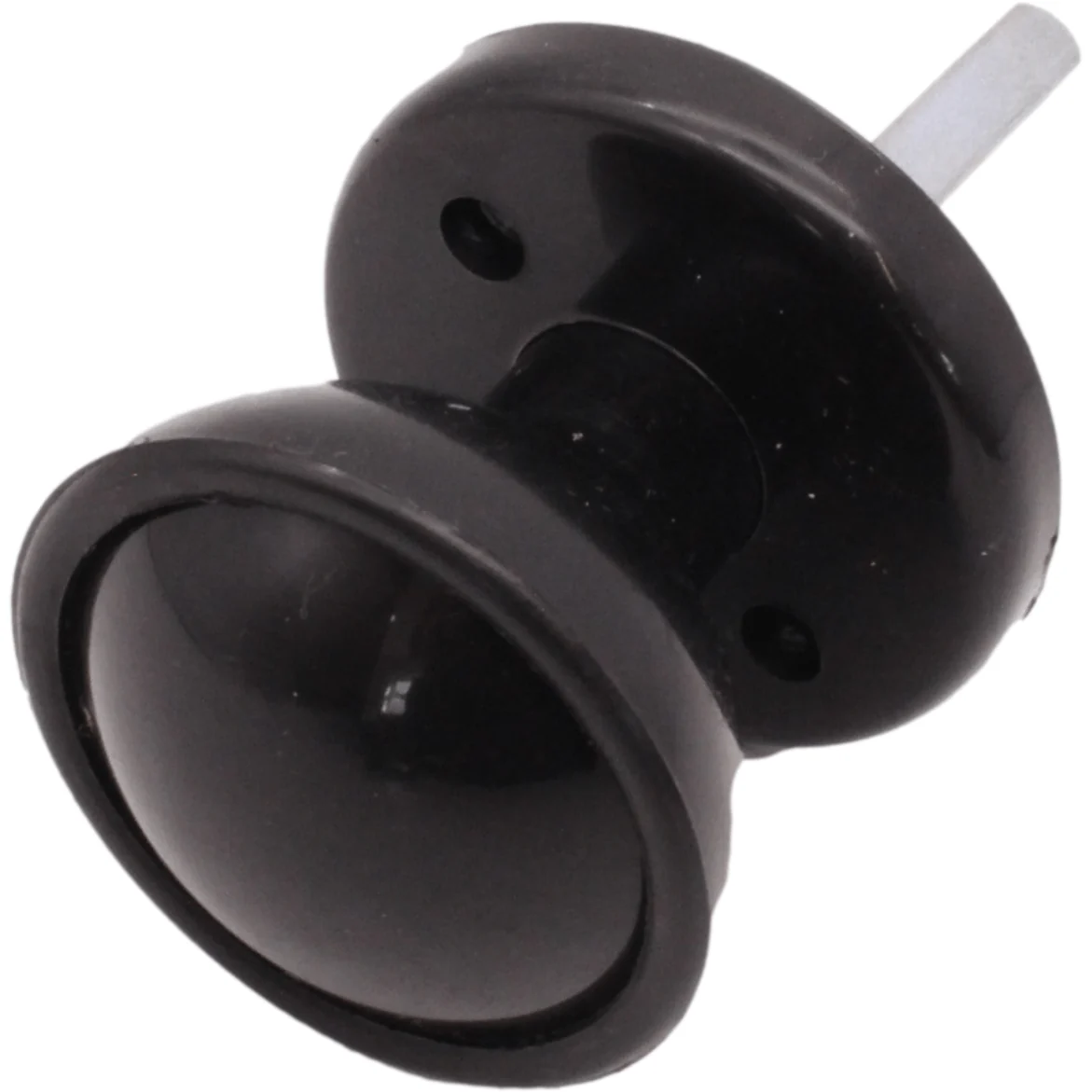 Plastic Rim / Mortice Knob Set - 50mm - Black - Image 5