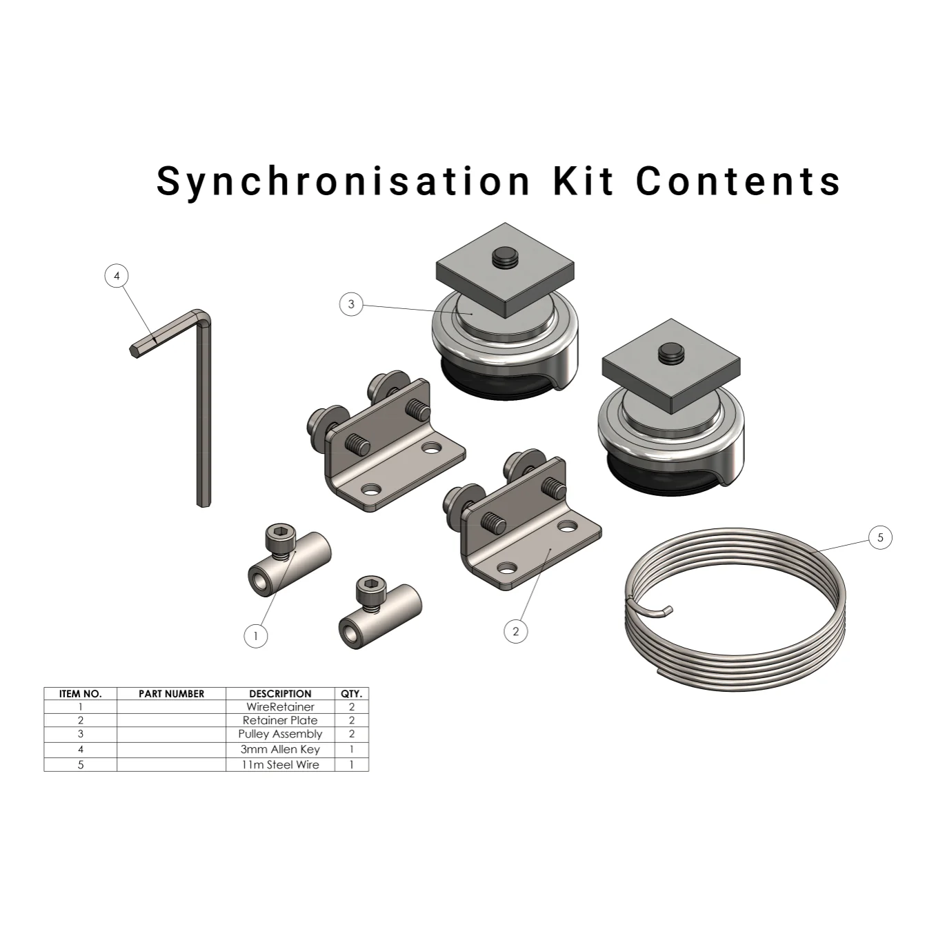 Pocket Door Kit for Double Doors With Synchronised Opening - 915 x 2032mm Max Door Size - 120mm Finished Wall Thickness - Image 15