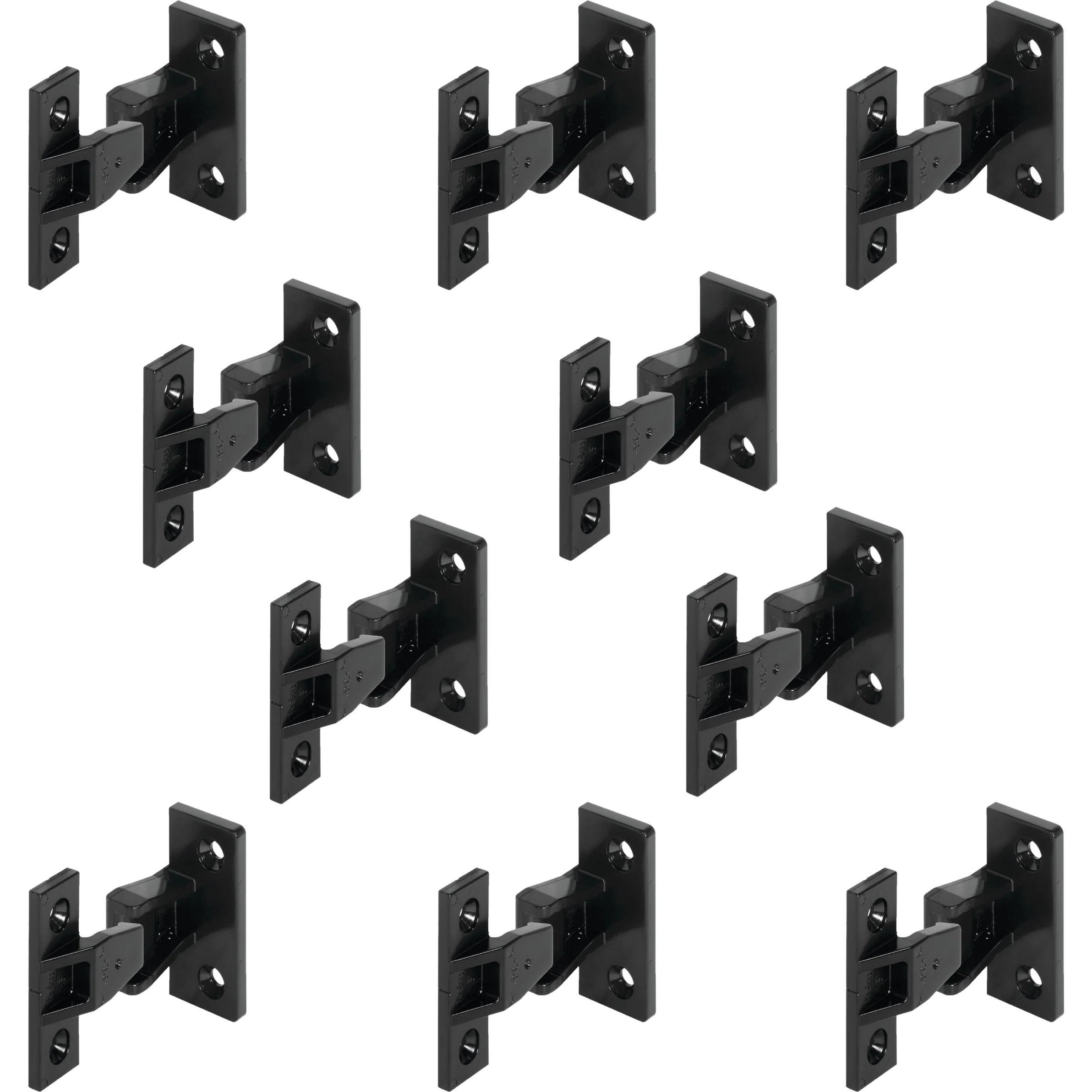 Press On Keku AS Clip - Black - Pack of 10 - Image 2