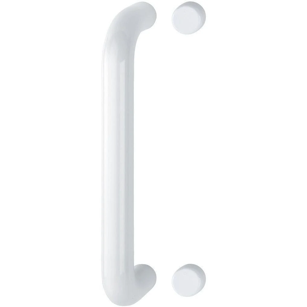 Pull Handle - Bolt Fixed - 300x25mm - White
