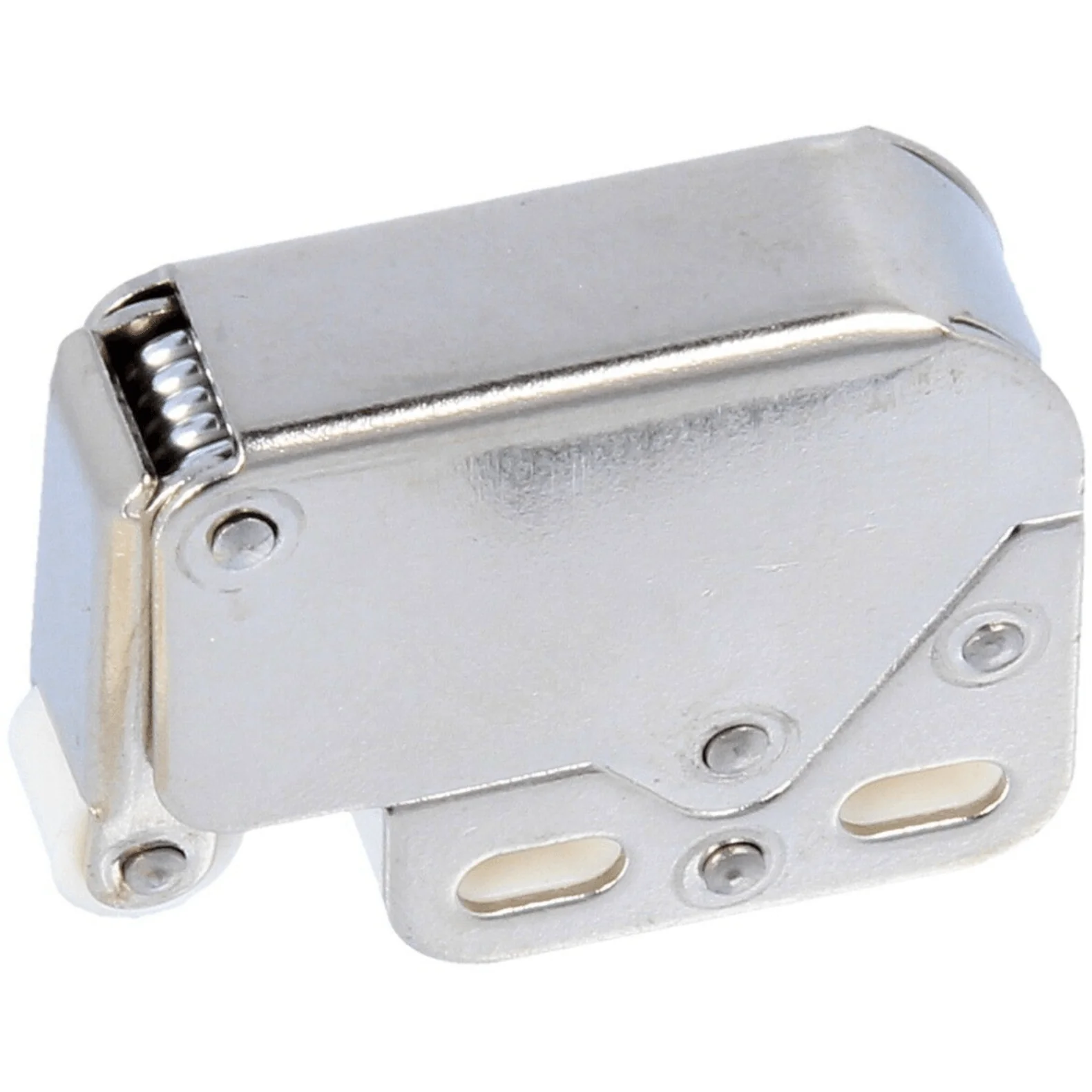 Push To Open Touch Catch Cupboard Cabinet Door Spring Loaded Release Mini Tip_1 Catch + Screws - Image 2