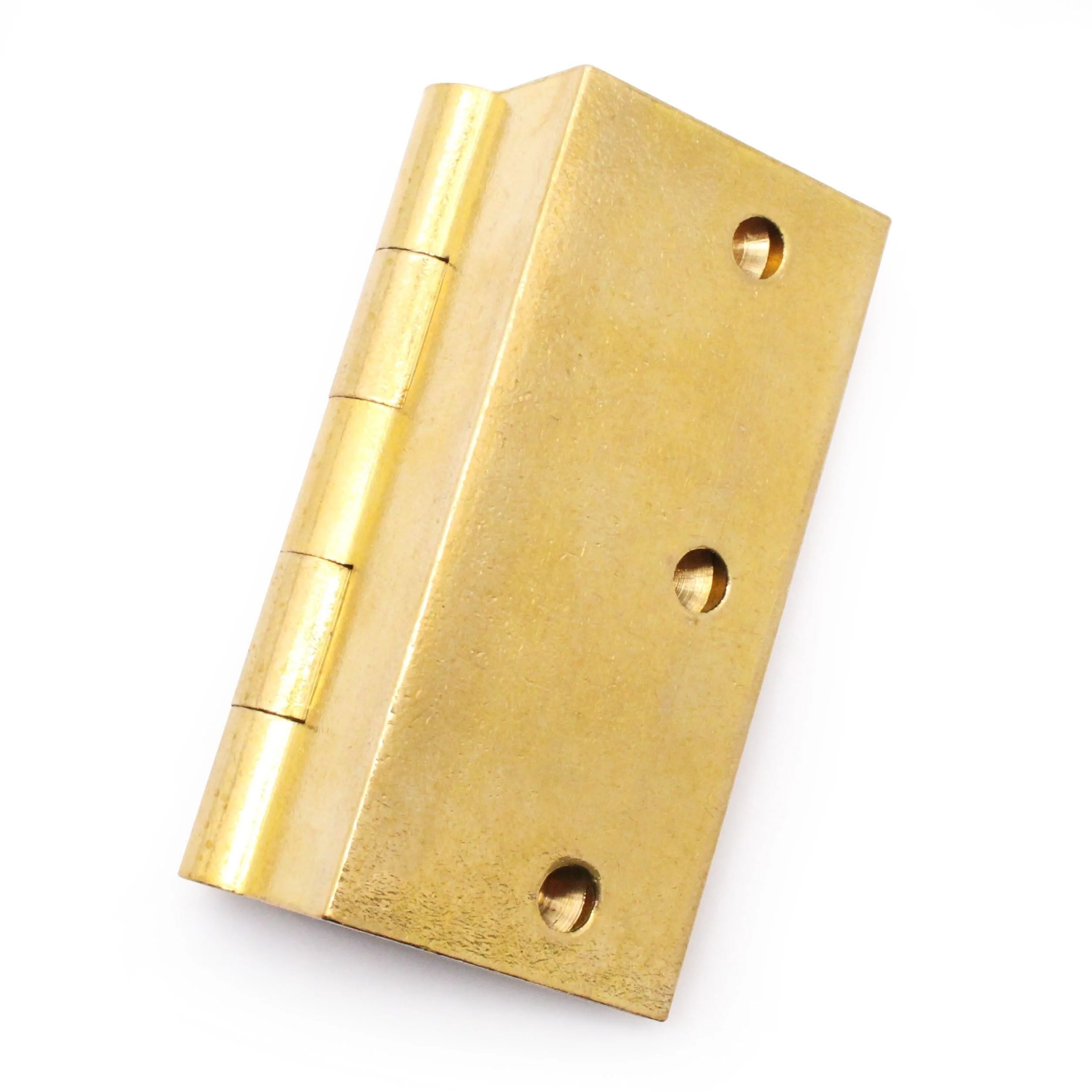 Rebated Cranked Stormproof 2.5" Drawn Brass - 63mm - Square - Self Colour - Pair - EXCLUDING Screws - Image 8