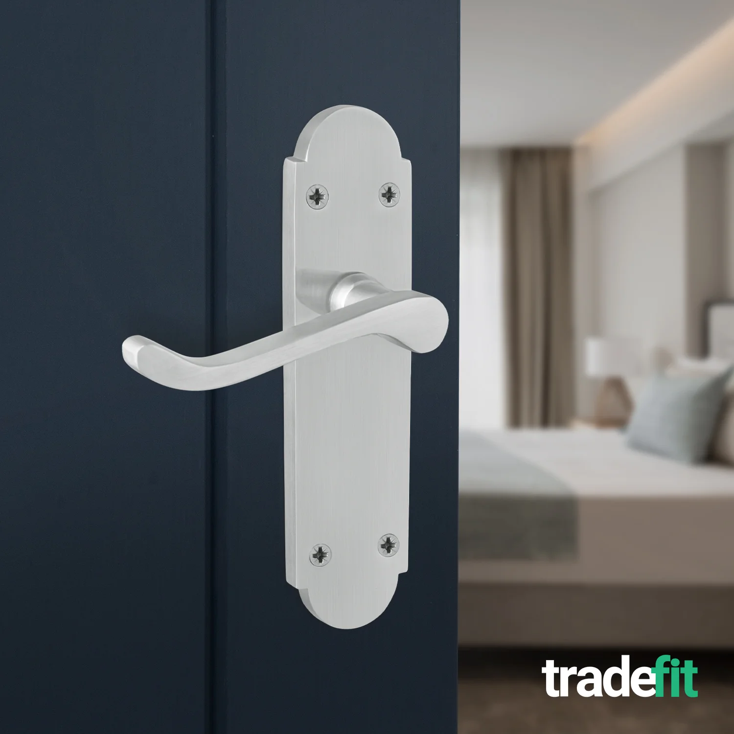 Victorian Rectory Polished Chrome Lever Door Handle Pack - 64mm Latch - 76mm Hinges - Image 6