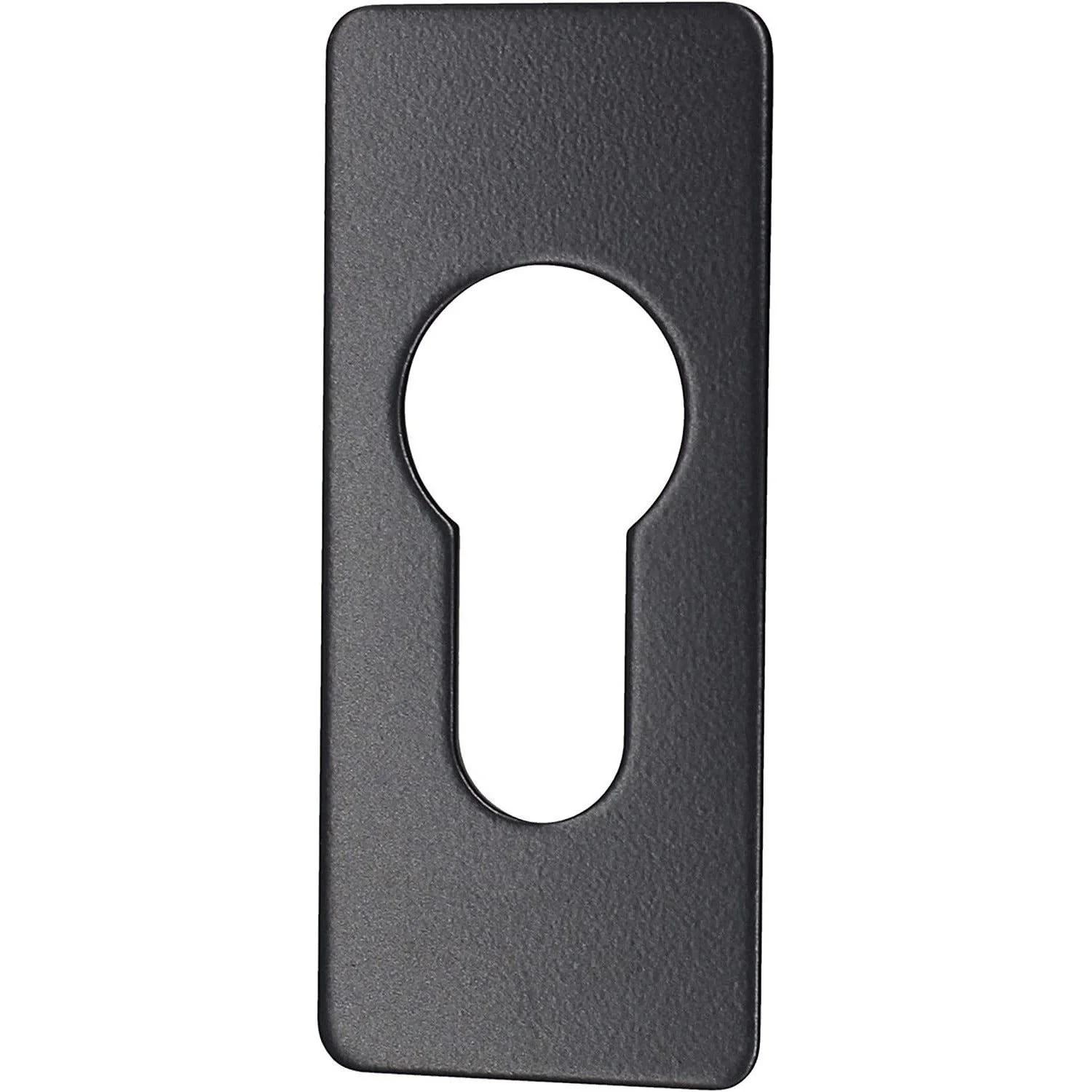 Repair Escutcheon Key Hole Cover Plate Euro Profile Self Adhesive Fix - Black - 28mm - Image 5