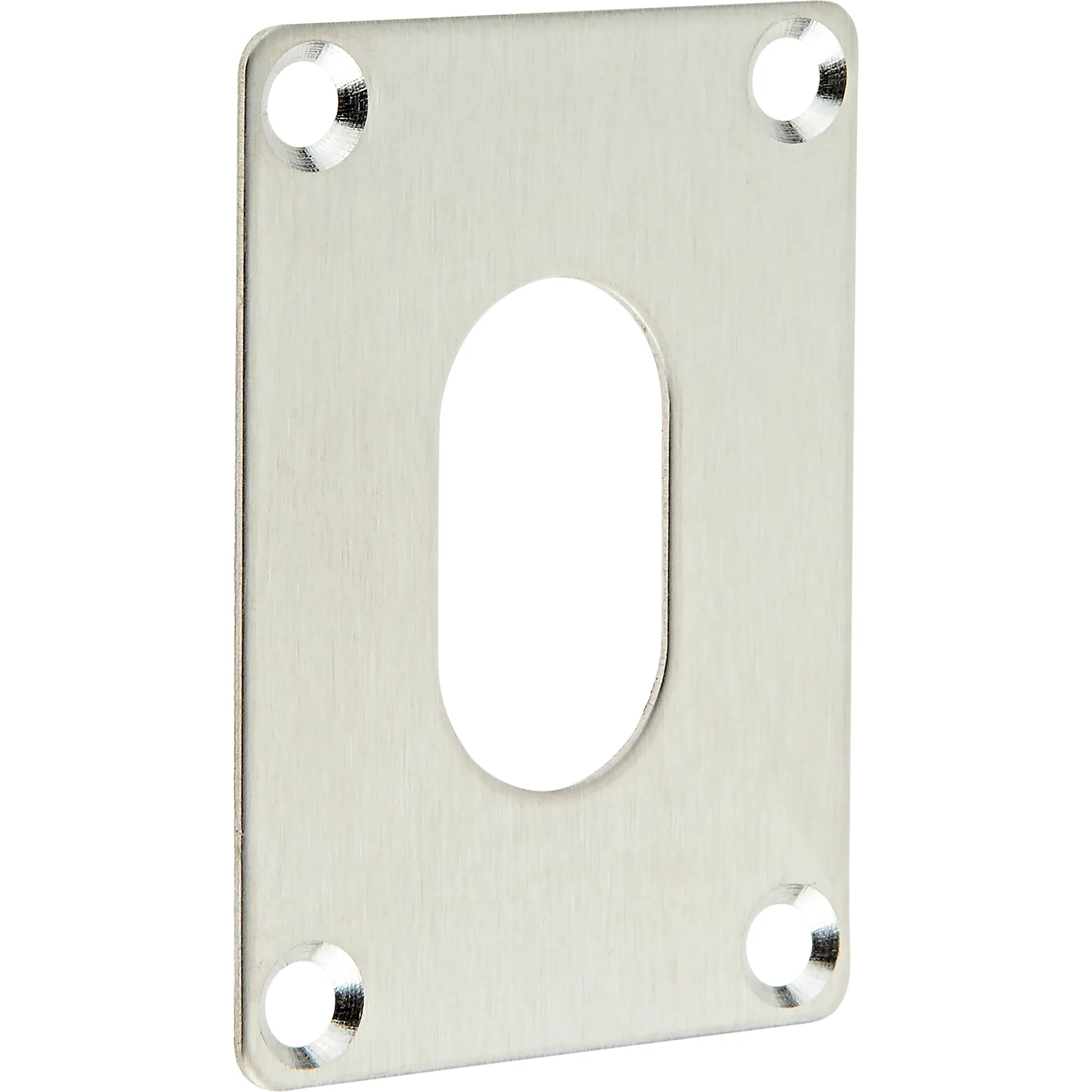 Repair Escutcheon Large Screw Fixed - SUS304 - Oval - 65x47x1.2mm - Satin Stainless - Image 2