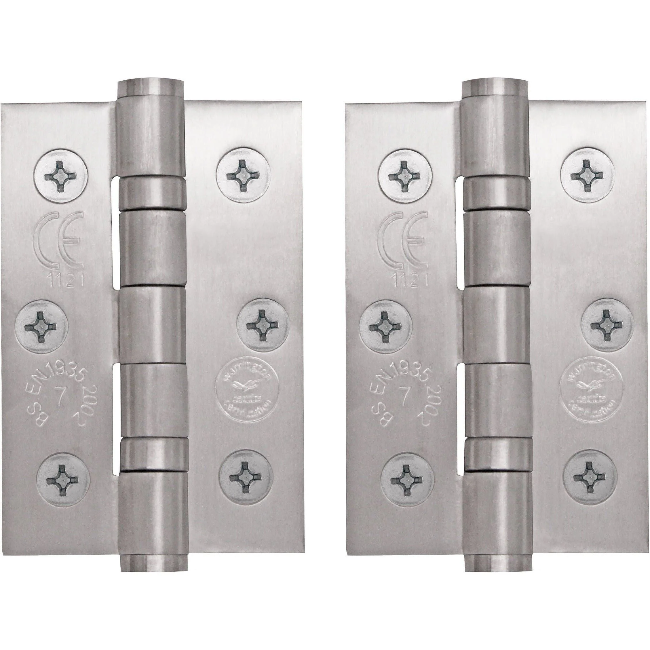 Return To Door Lever Handle - Bathroom Kit - 153mm - Satin Aluminium - Image 3