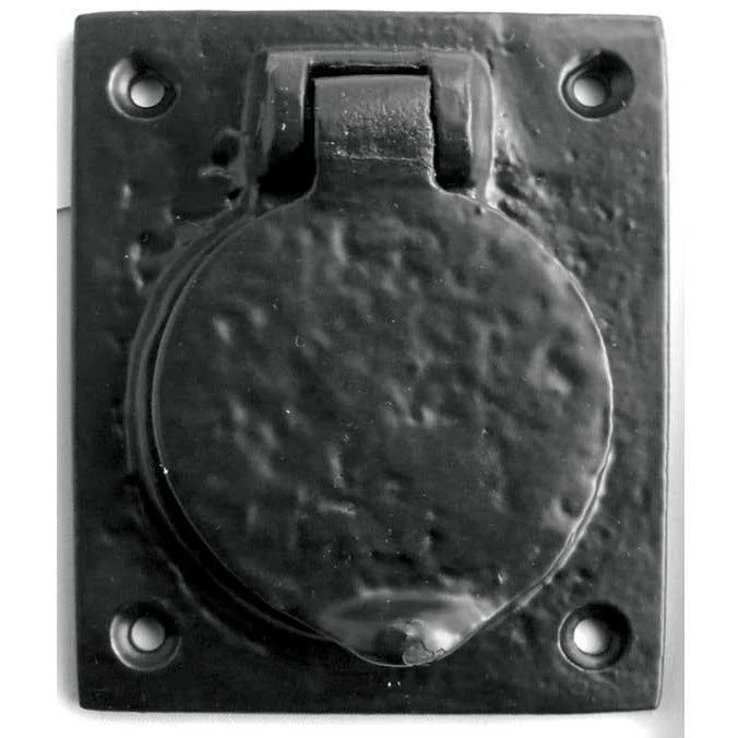 Rim Cylinder Cover - 61x65mm - Black Antique Iron