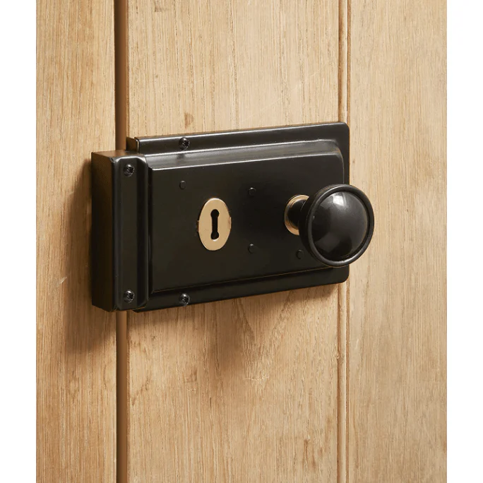 Rim Sashlock Fluted - 150mm - Black - Image 4