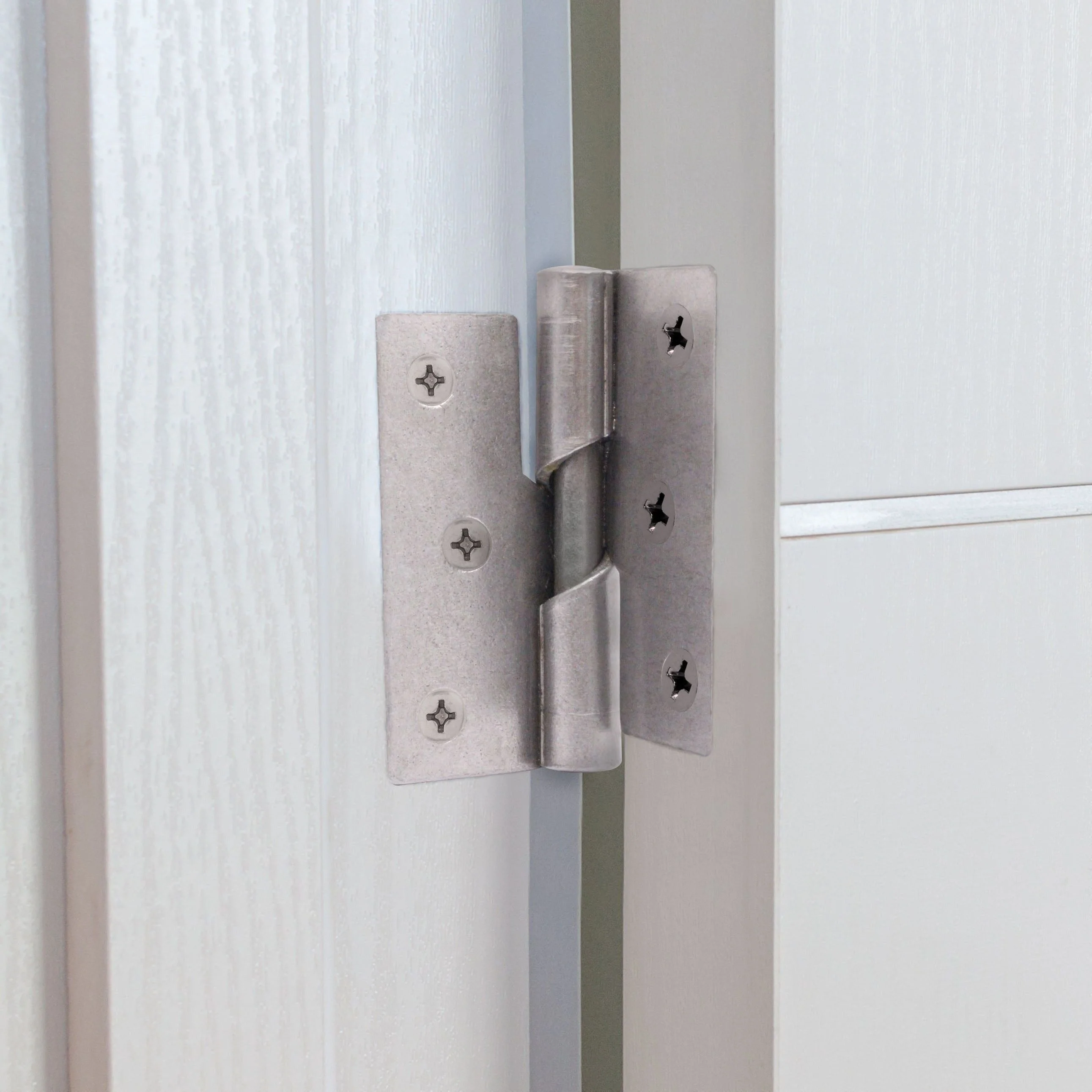 Rising Hinges 3" Steel - Left Hung Open Away - 76x70x2.5mm - Self Colour - Pair - EXCLUDING Screws - Image 7