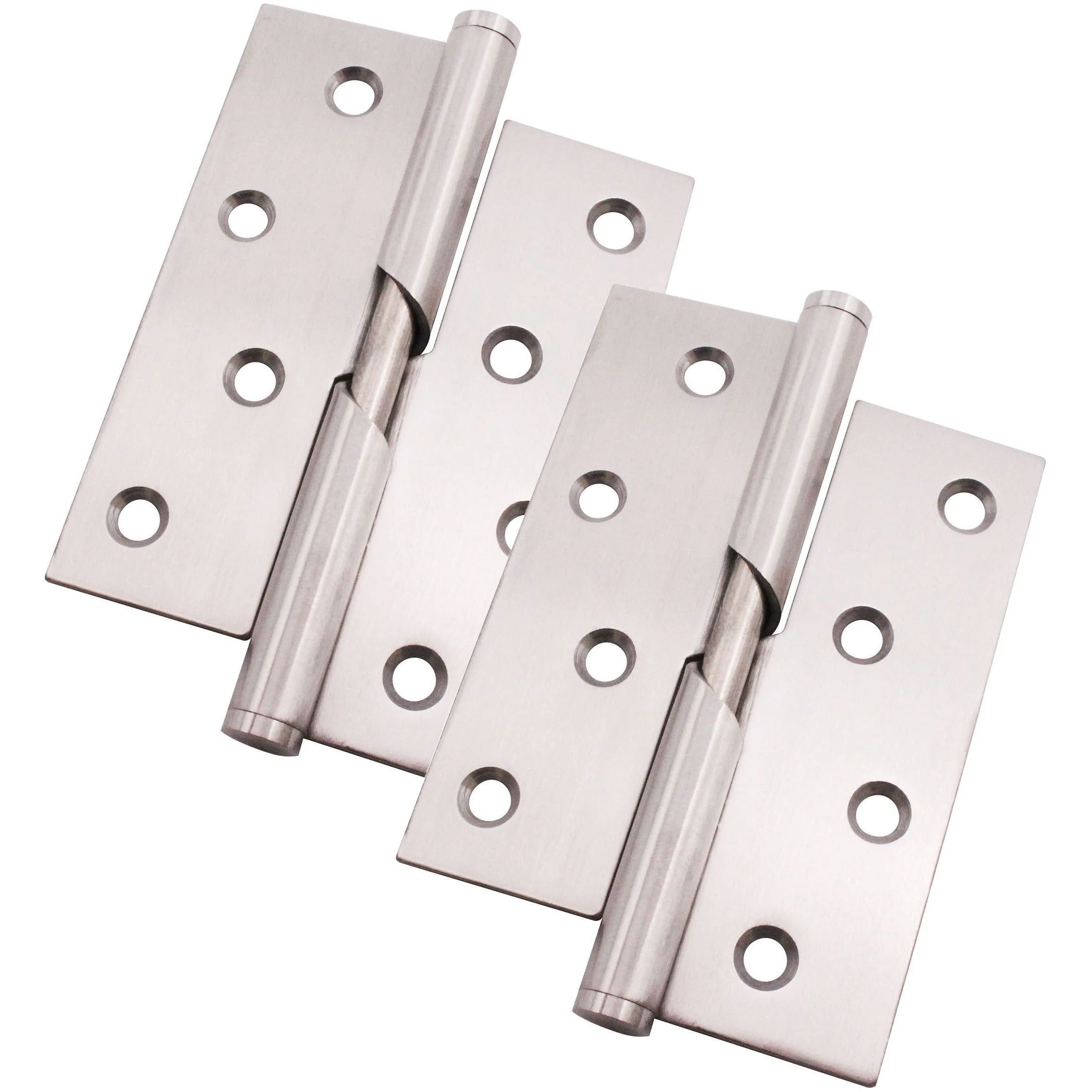 Rising Hinges 4" Stainless Steel - Right Hung Open Away - 102x76x2mm - Satin - Pair - Including Screws - Image 2