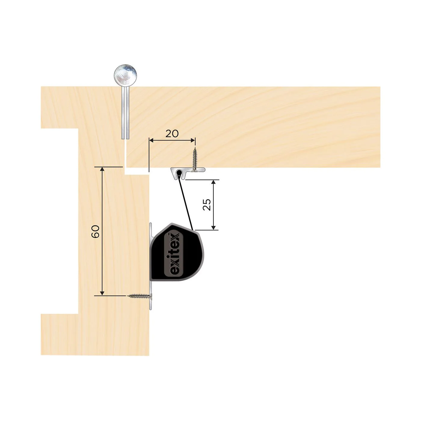 Roller Door Finger Guard Protector – Fire Rated FD30/60 - 1925mm - SAA/Black - Trade Pack of 10 - Image 5