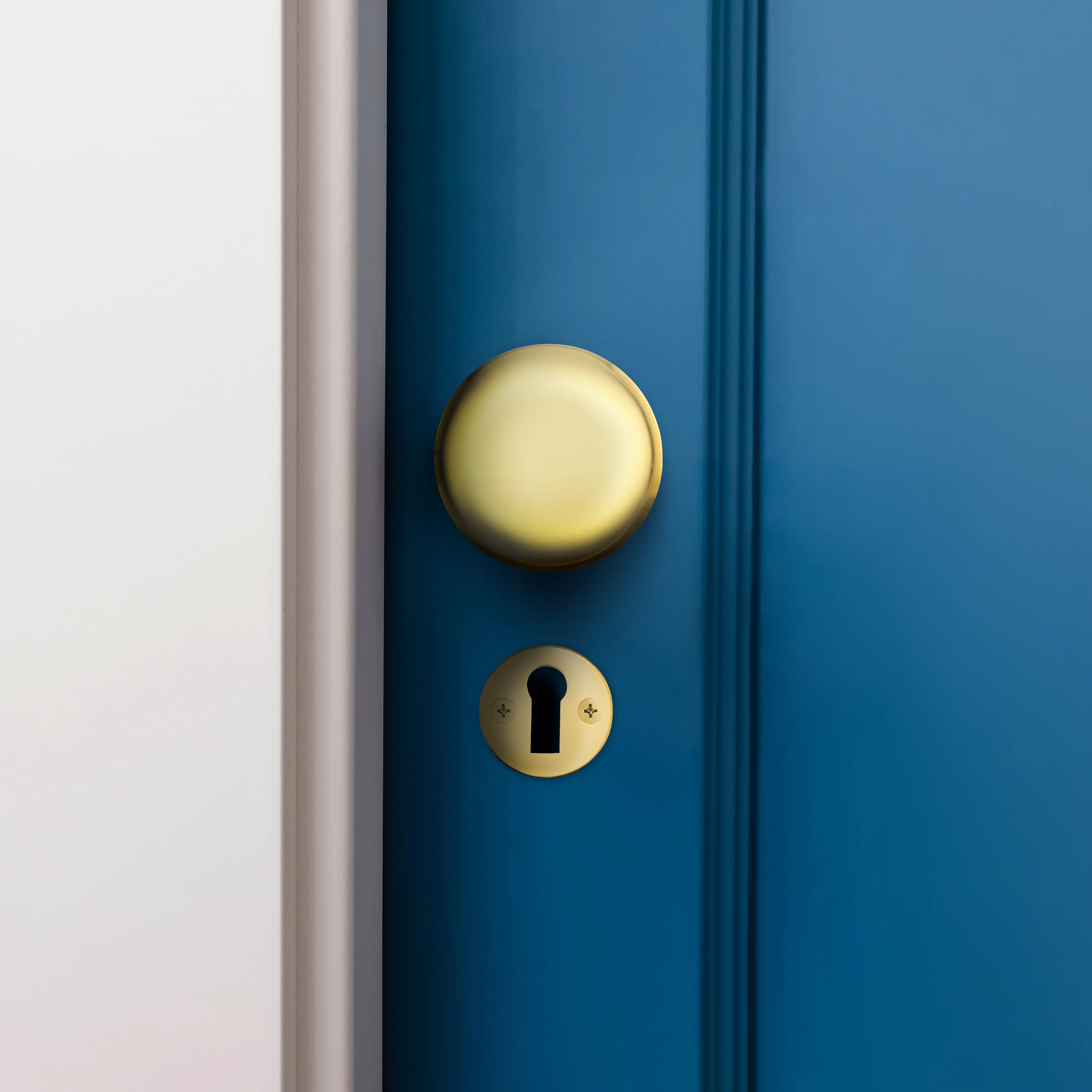 Victorian Polished Brass Mortice Door Knob Kit - 80mm Sashlock - Image 6