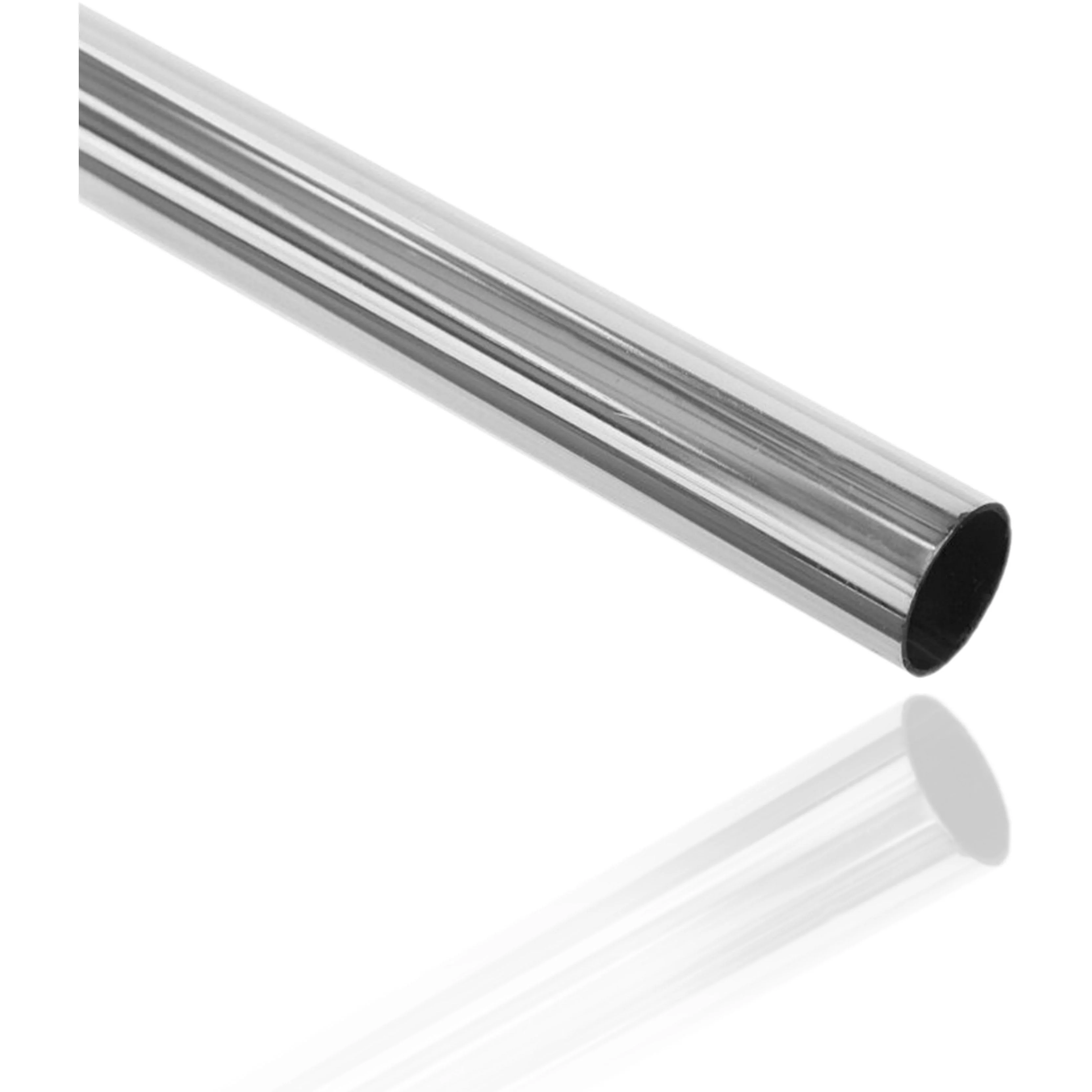 Wardrobe Rail - 2500mm x 25mm - Chrome Plated - Image 4