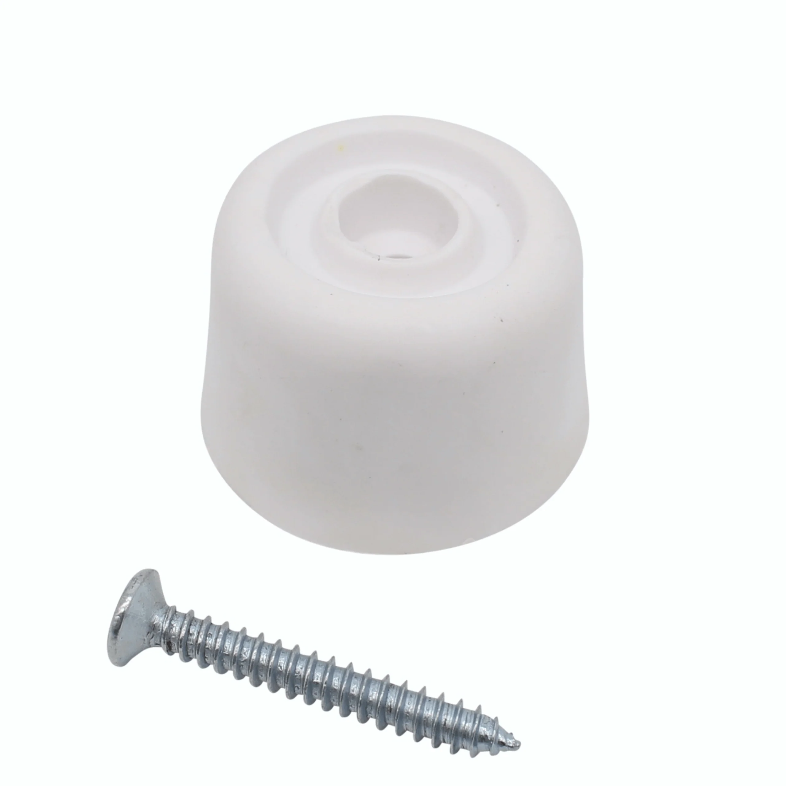 White Rubber Door Stop - Pack of 2 - Image 3