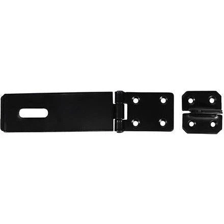 Safety Pattern Hasp & Staple - 6 inch - Black - Image 2